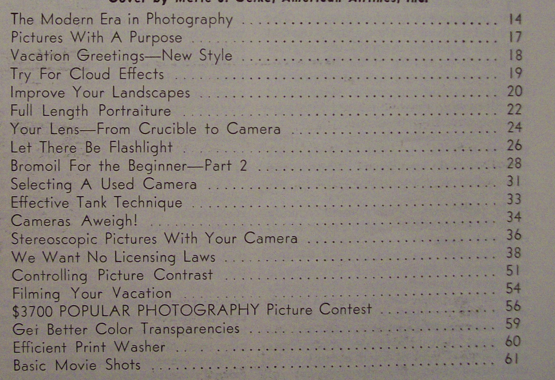 Popular Photography Magazine - August 1939