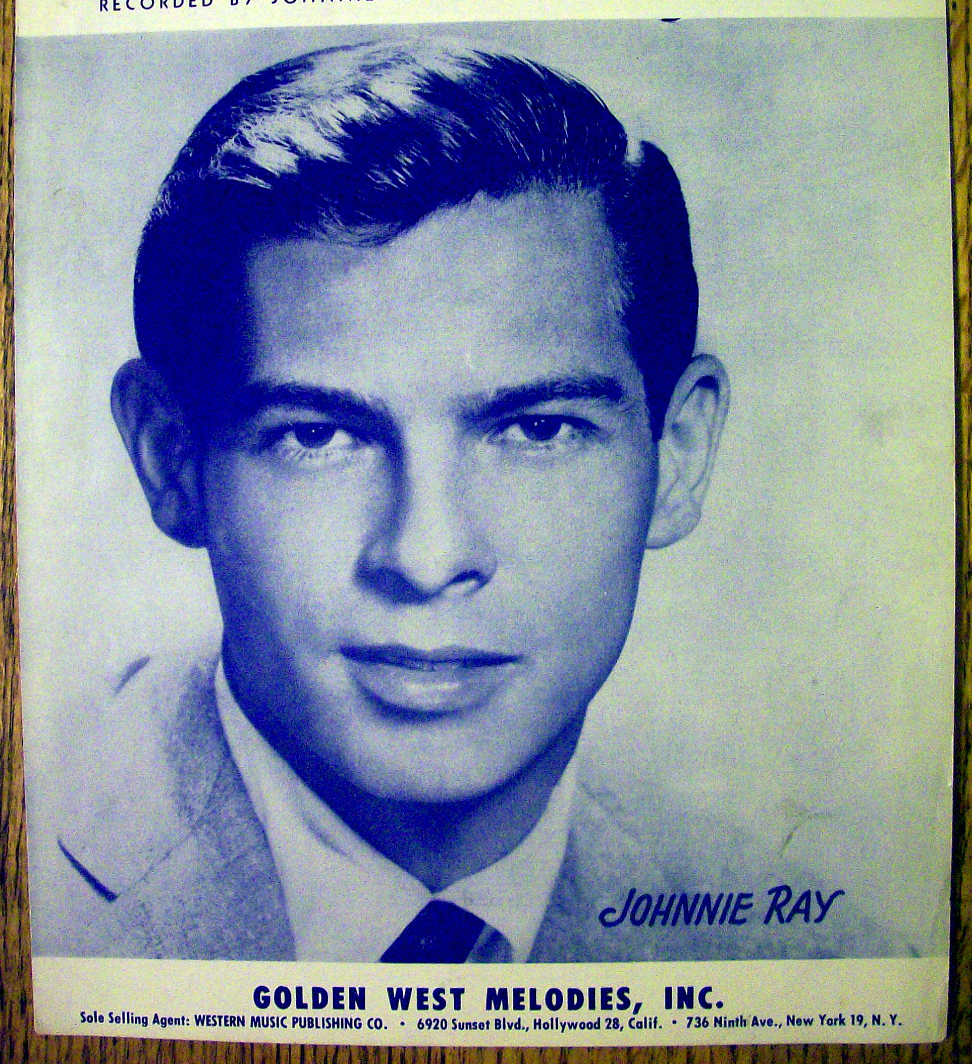 1953 Just Walking In The Rain (Johnnie Ray Cover)