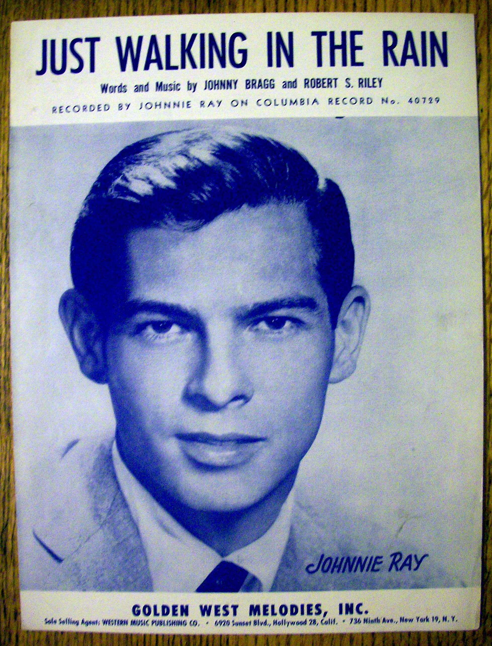 1953 Just Walking In The Rain (Johnnie Ray Cover)