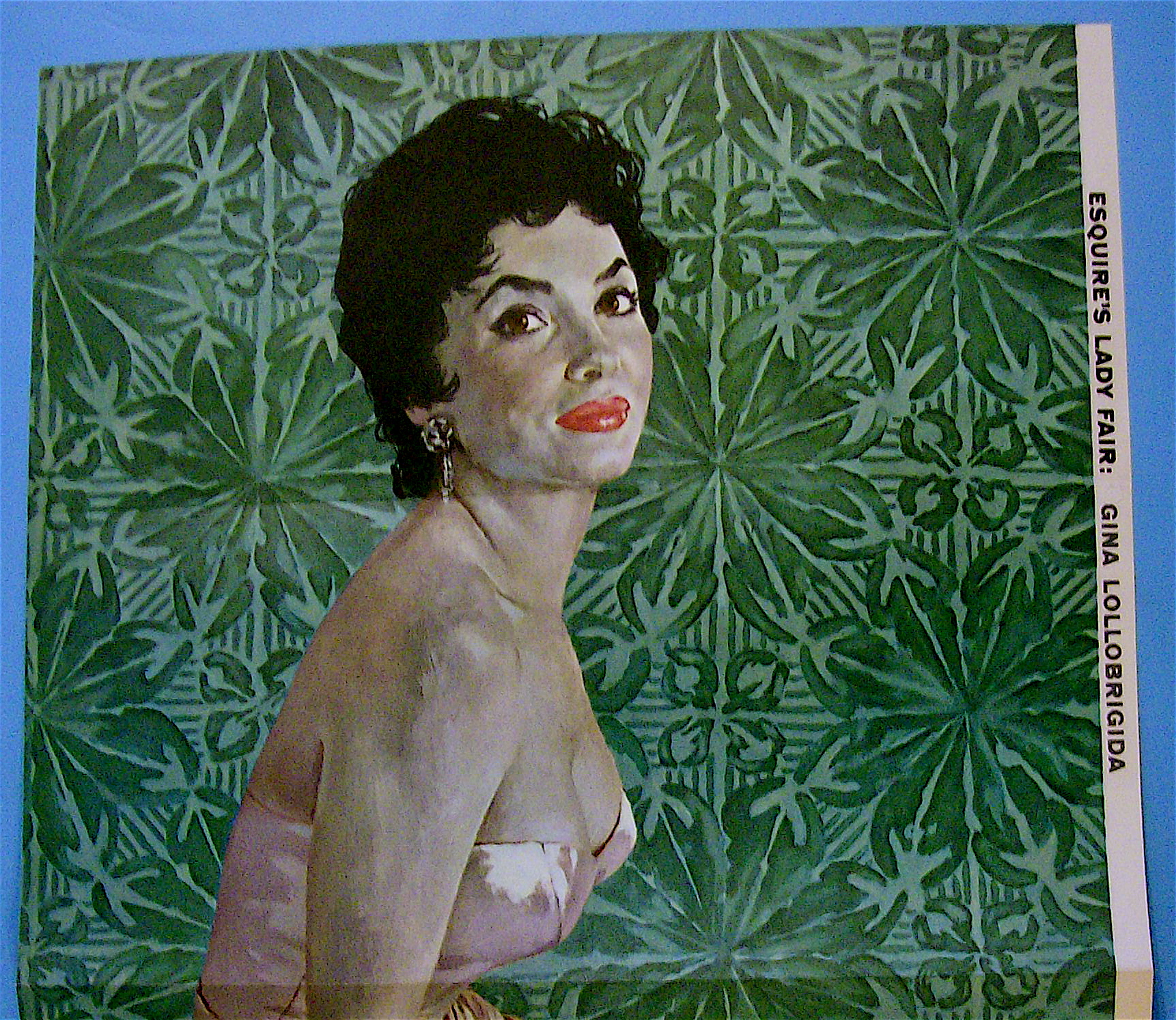 Esquire (Lady Fair) Pin Up Girl 1955 Gina Lollobrigida