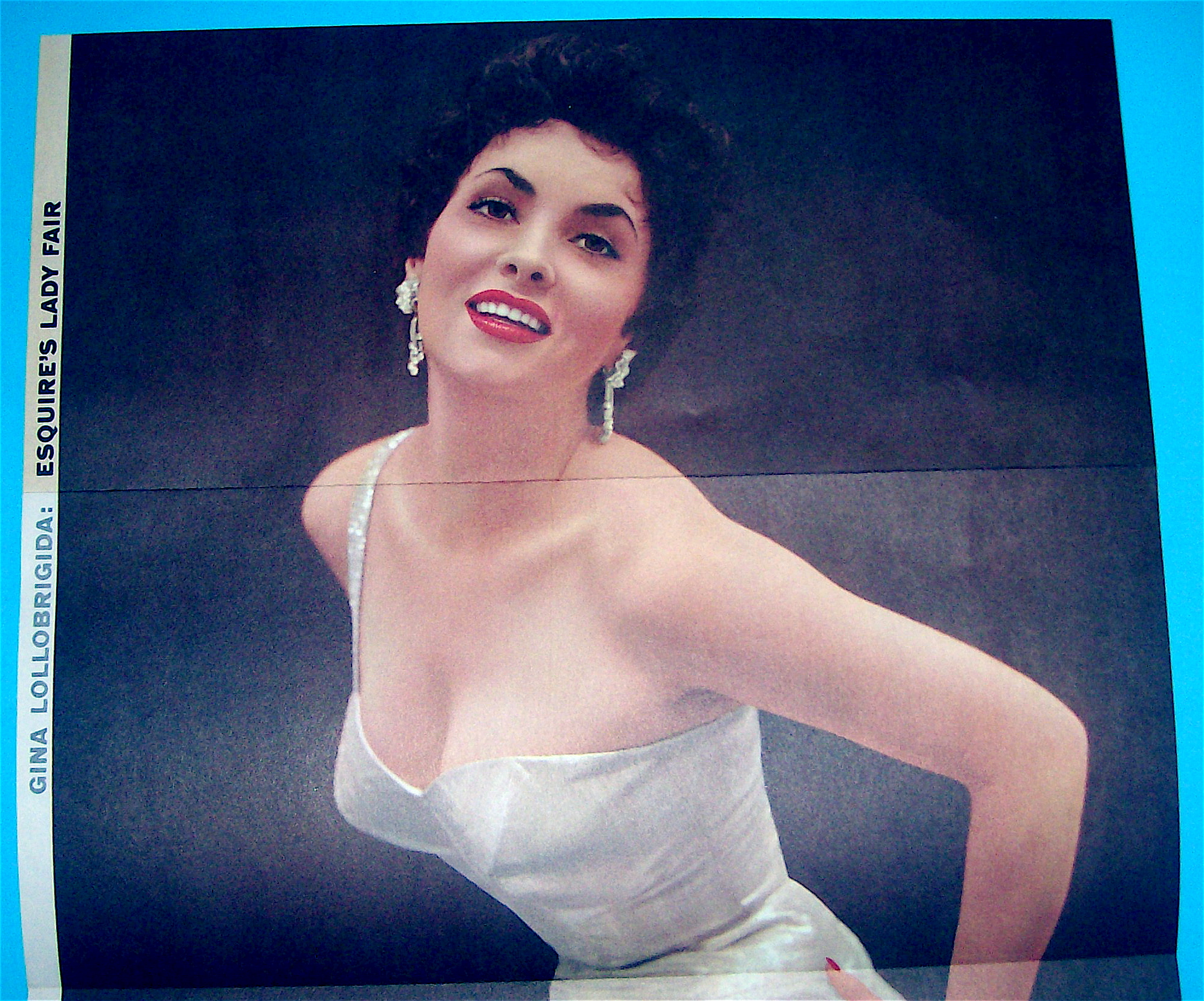 Esquire (Lady Fair) Pin Up Girl 1955 Gina Lollobrigida