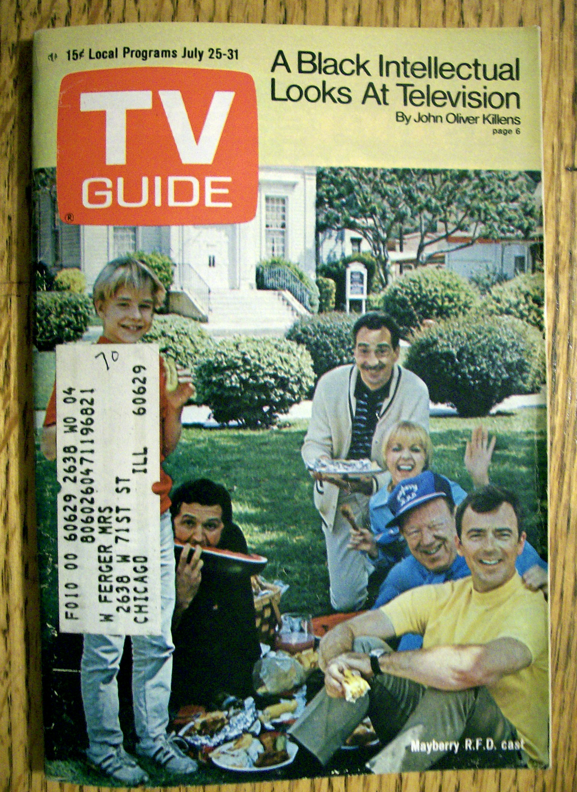 TV Guide - July 25-31, 1970 - Mayberry R.F.D.