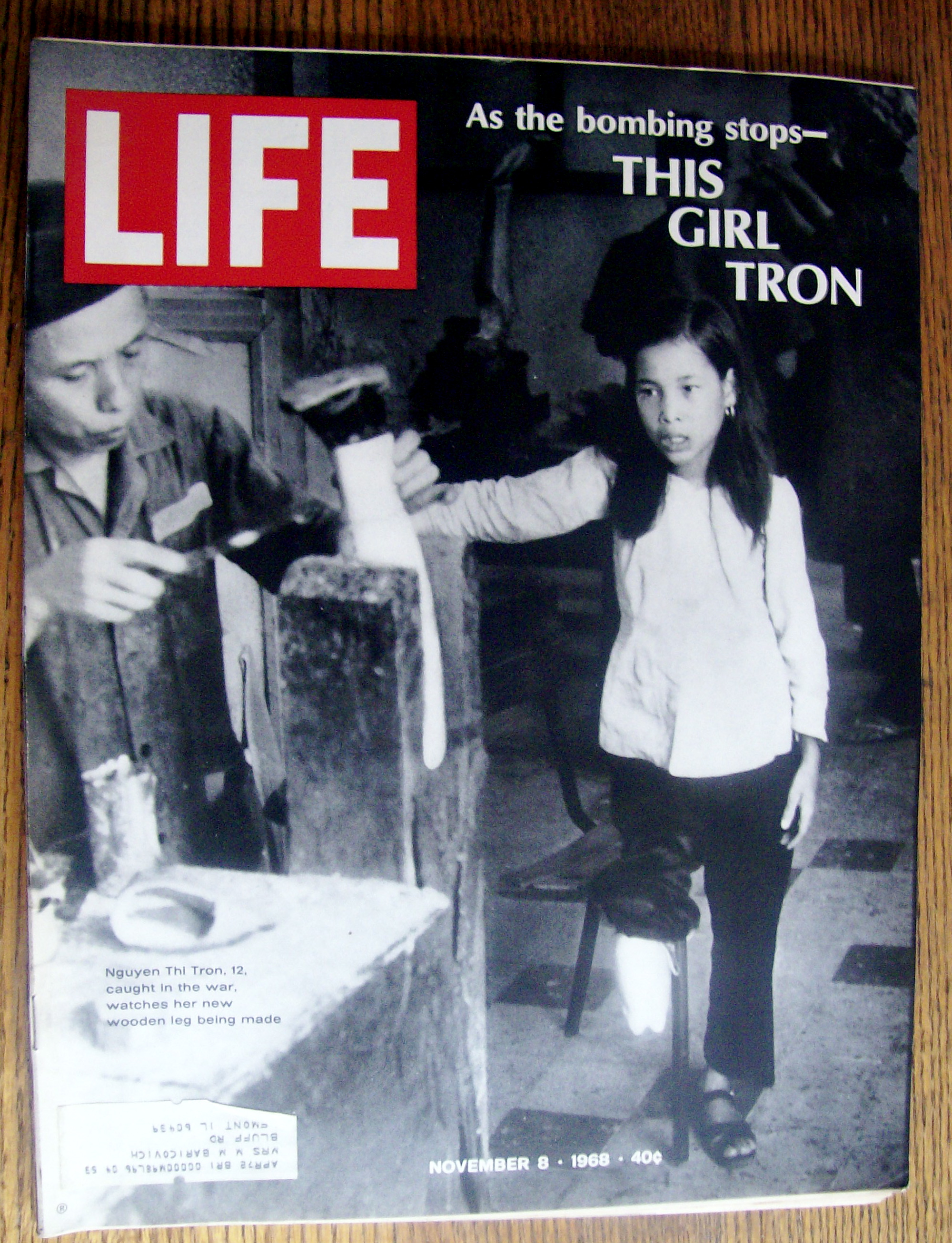 Life Magazine - November 8, 1968 - This Girl Tron