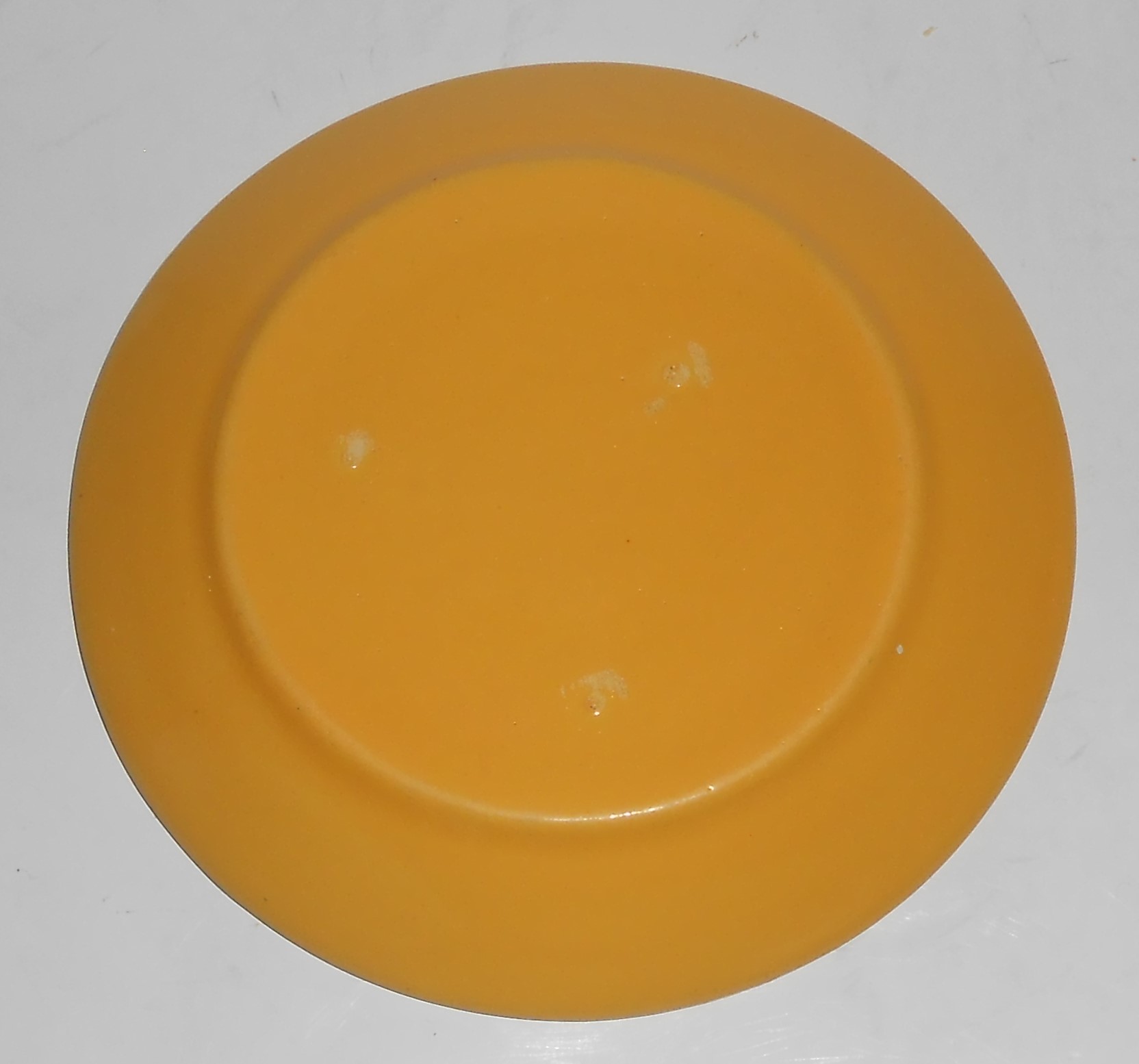 Bauer Pottery Ring Ware Yellow Bread Plate