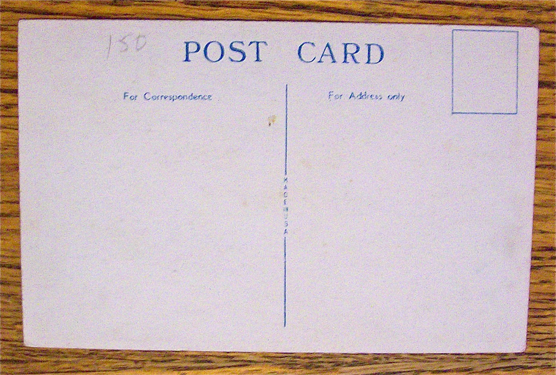 Man And Woman Swimming & Bumping Rears Postcard
