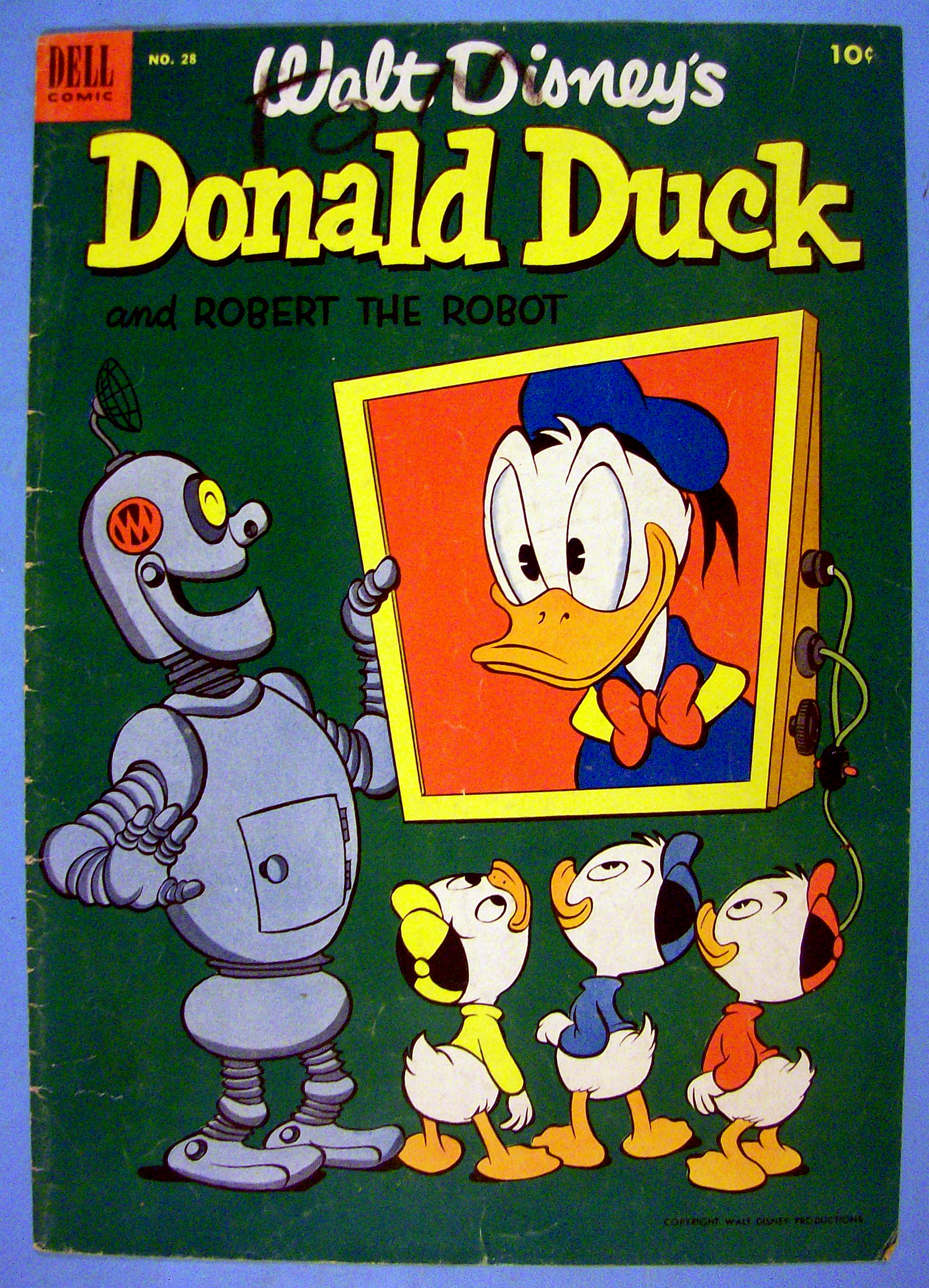 Donald Duck Comic Cover #28 March-April 1953