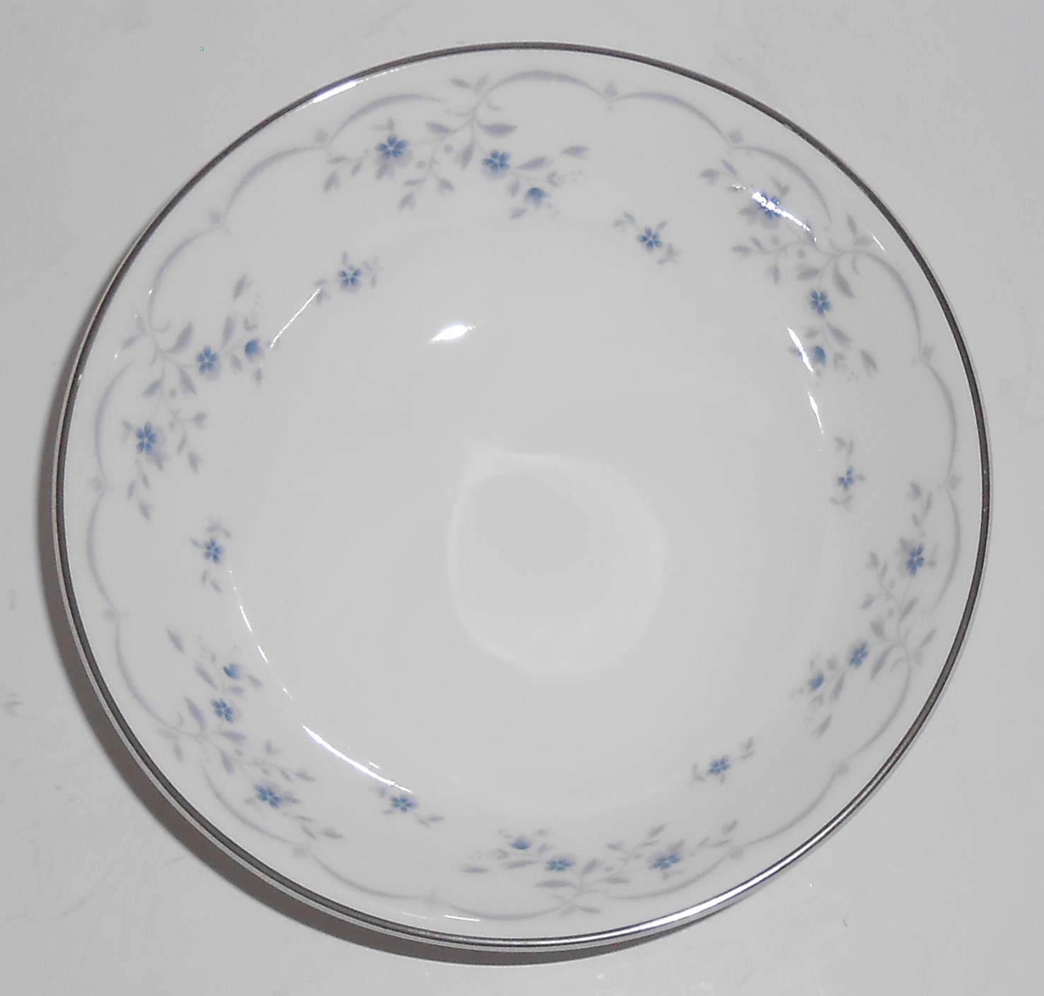 Royal Doulton China Floral Platinum Cotillion Fruit