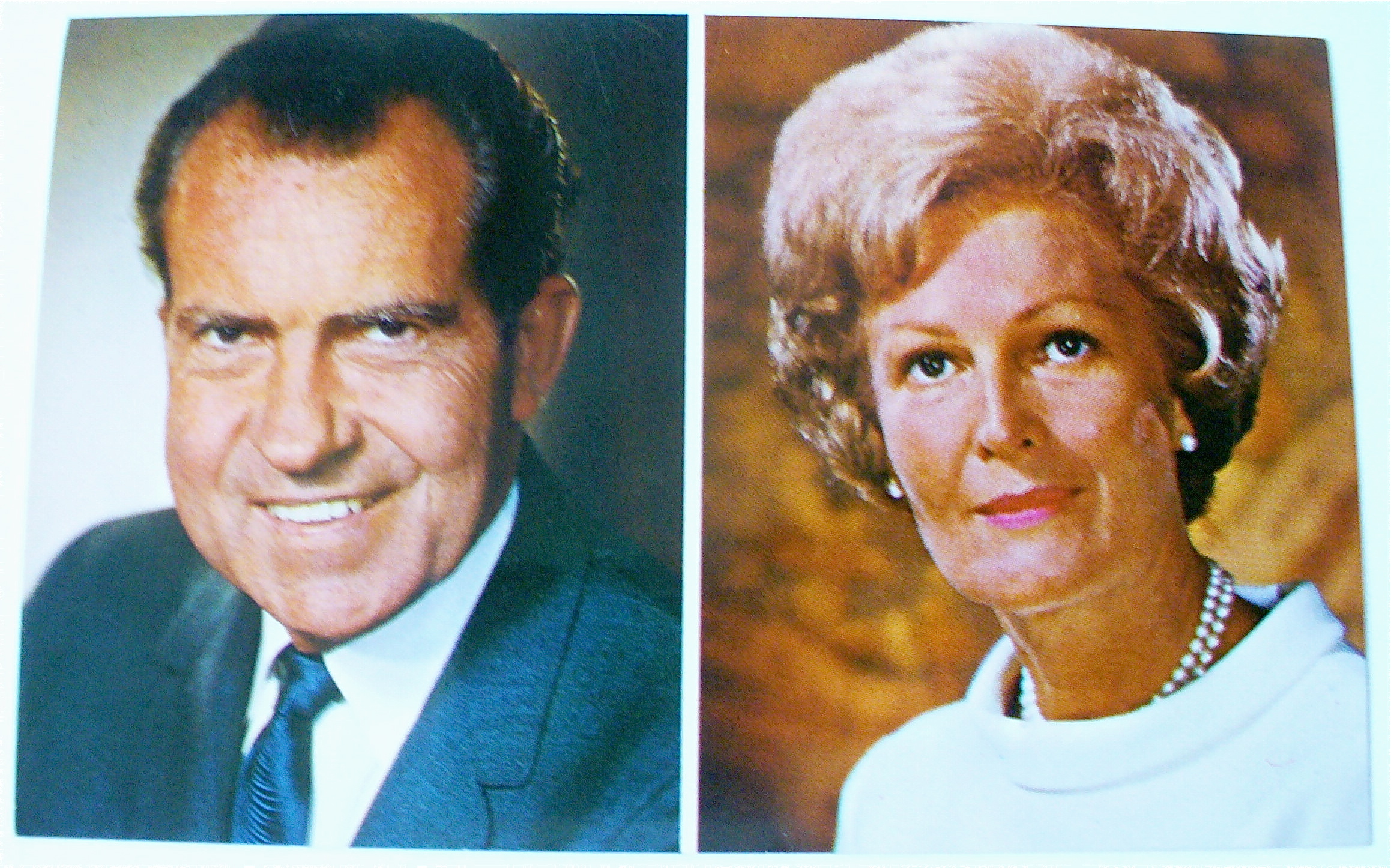 President Richard Nixon And Mrs. Nixon Postcard