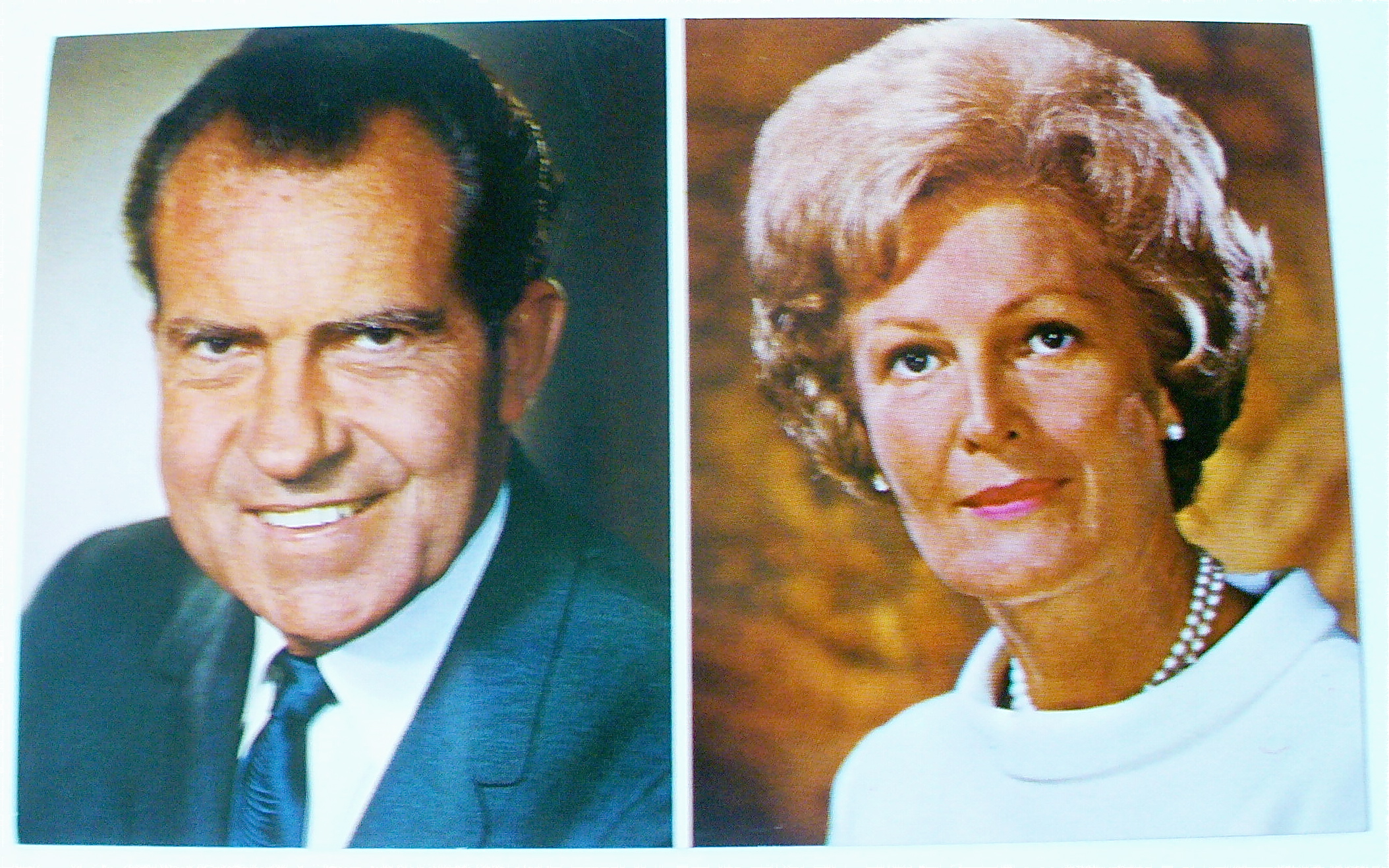 President Richard Nixon And Mrs. Nixon Postcard