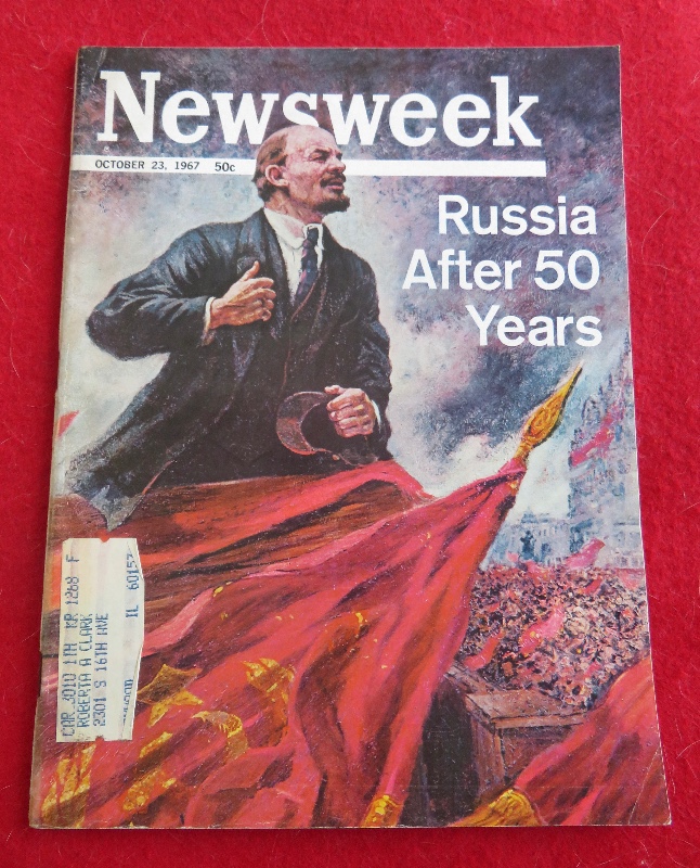 Newsweek Magazine October 23, 1967 Russia After 50 Years