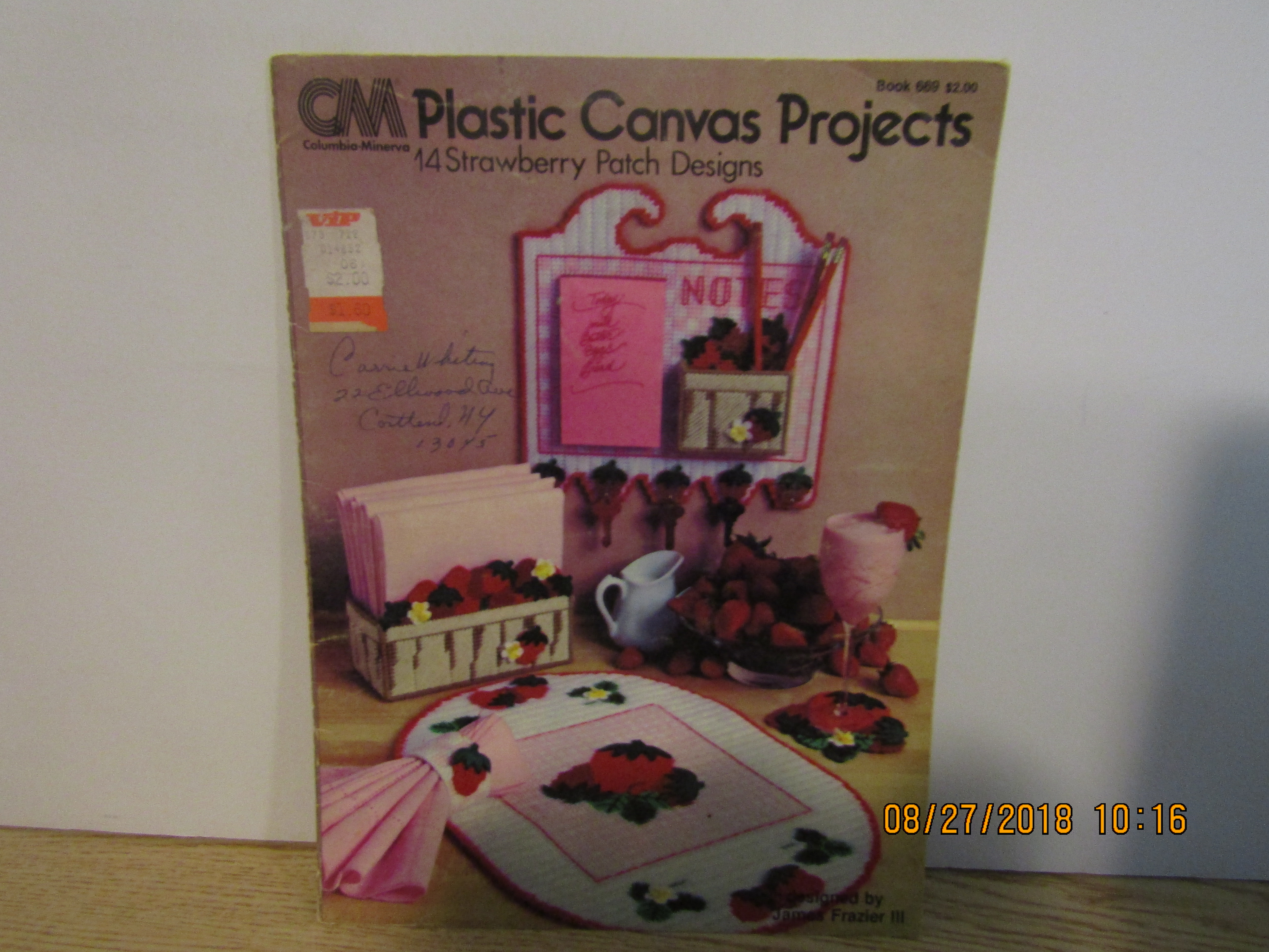 Columbia-Minerva Plastic Canvas Strawberry Patch #669