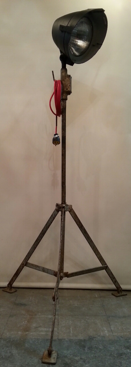 Vintage Floodlight On Tripod   #3449