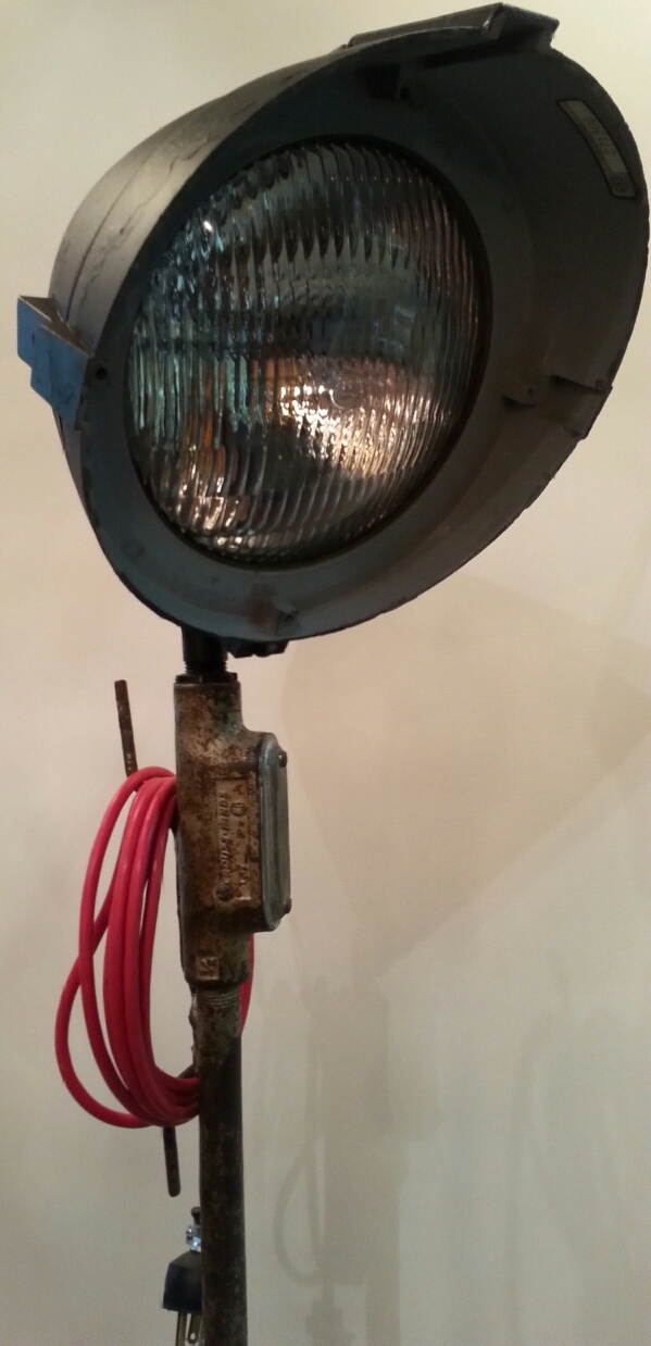 Vintage Floodlight On Tripod   #3449