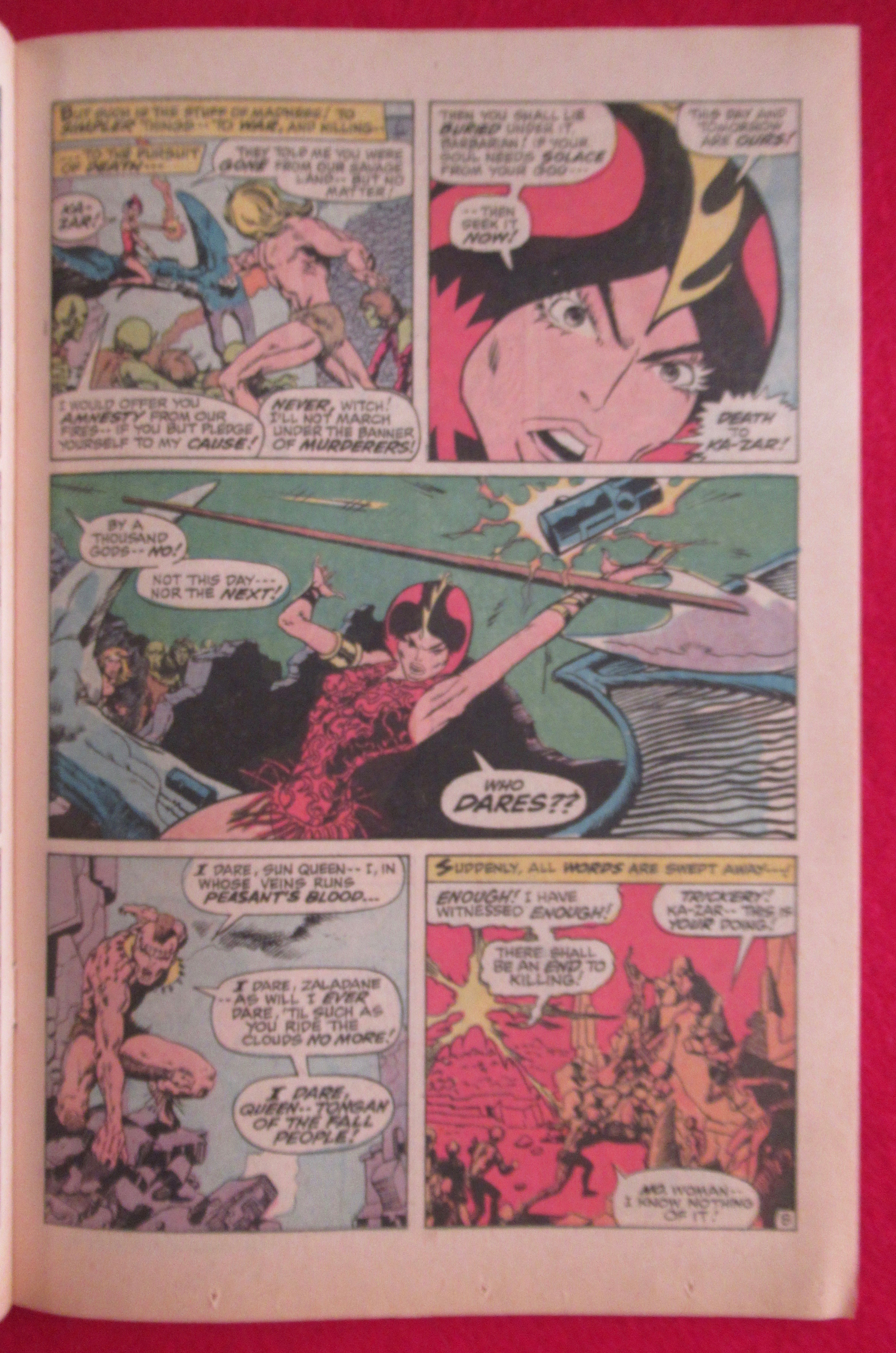 Astonishing Tales Comic February 1971 The Sun God