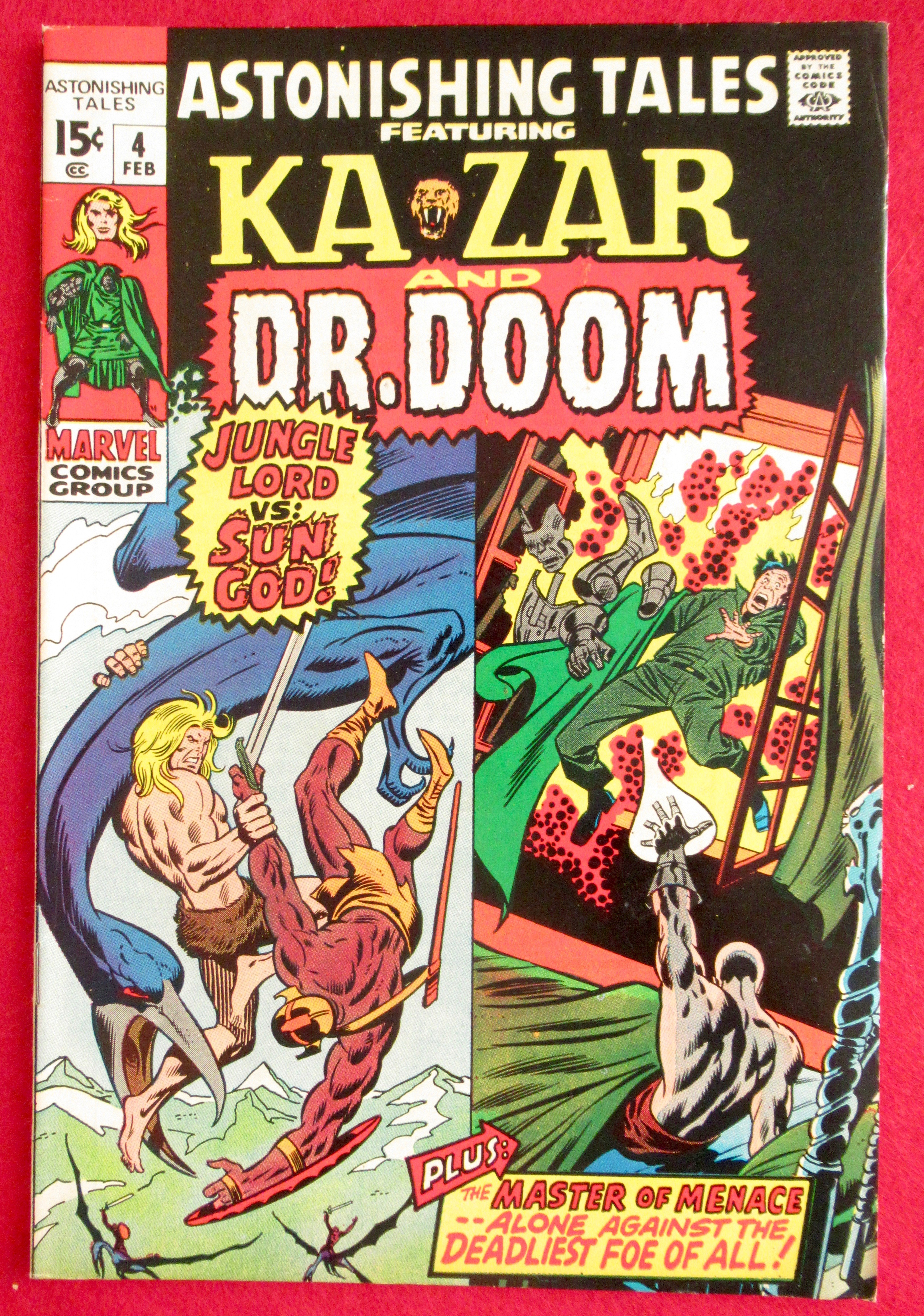 Astonishing Tales Comic February 1971 The Sun God