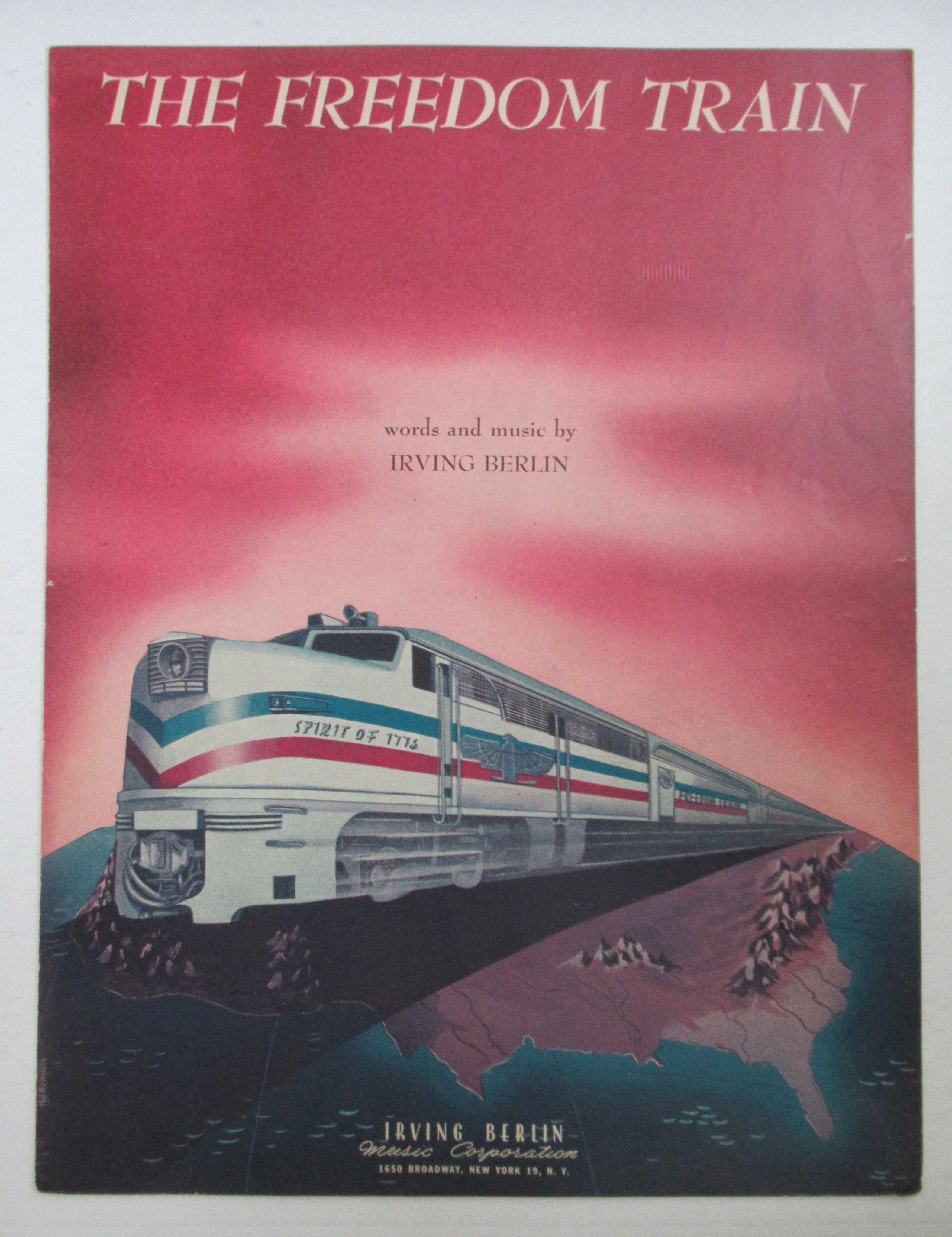 1947 The Freedom Train Sheet Music (Irving Berlin)