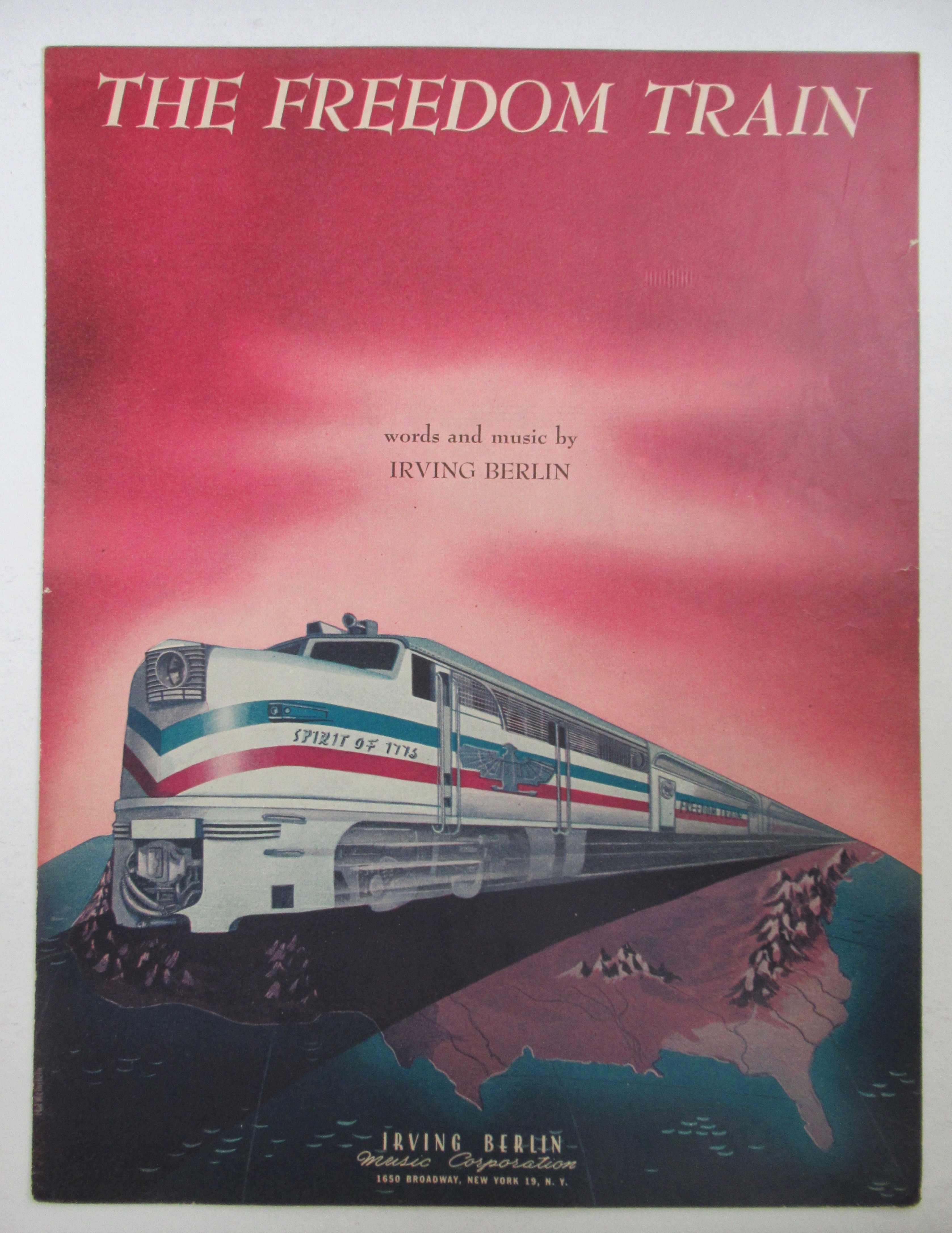 1947 The Freedom Train Sheet Music (Irving Berlin)
