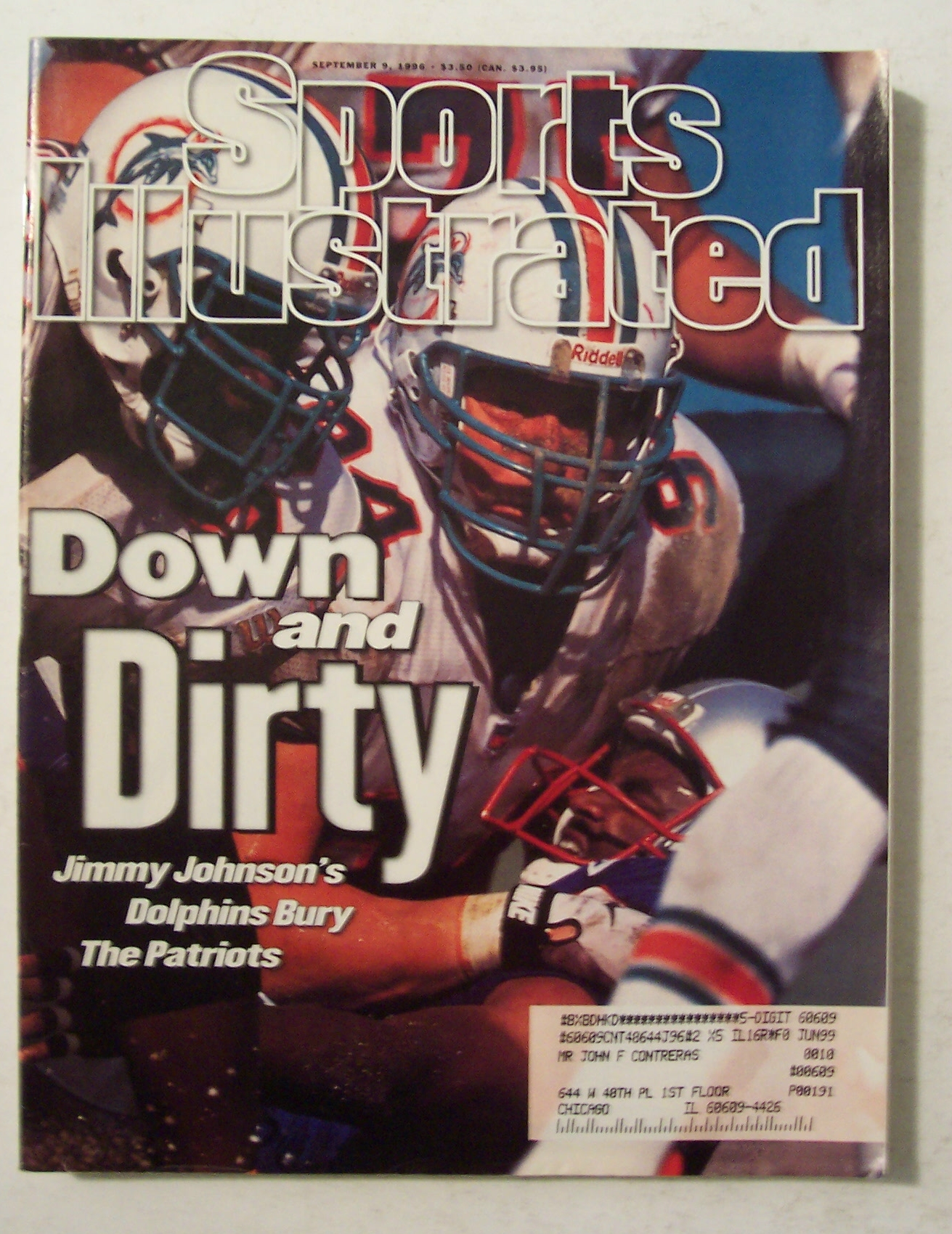 Sports Illustrated-September 9, 1996- Jimmy Johnson