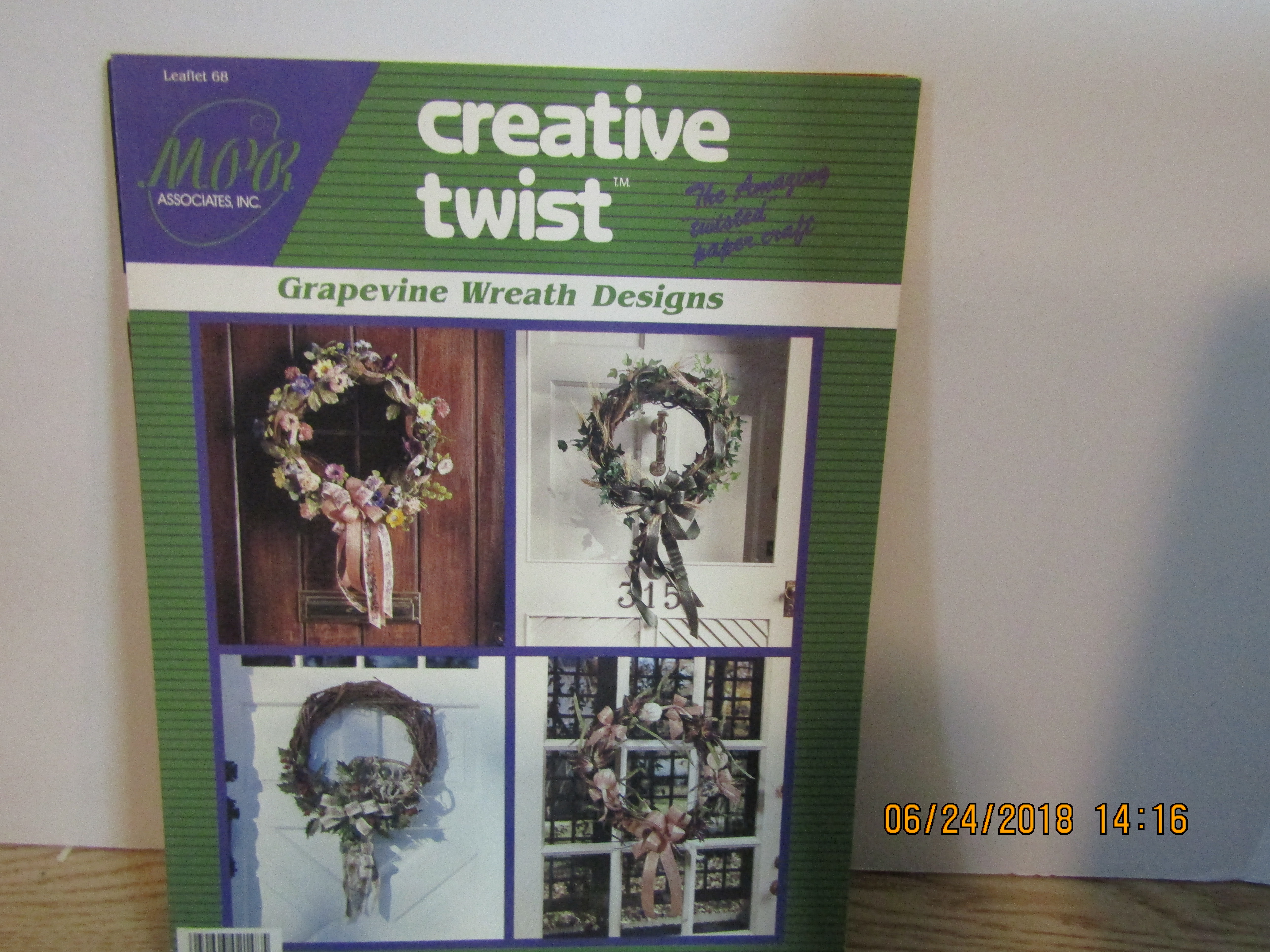 Creative Twist Craft Book Grapevine Wreath Designs