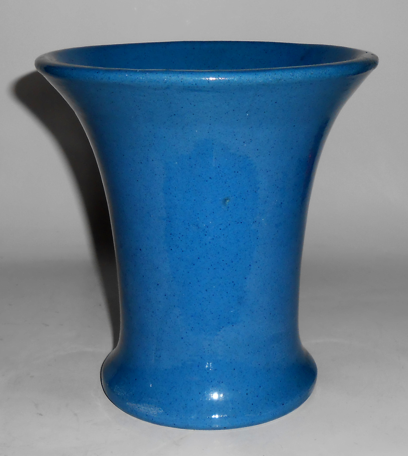 Peters And Reed Pottery 6.5" Blue Wilse #47 Vase