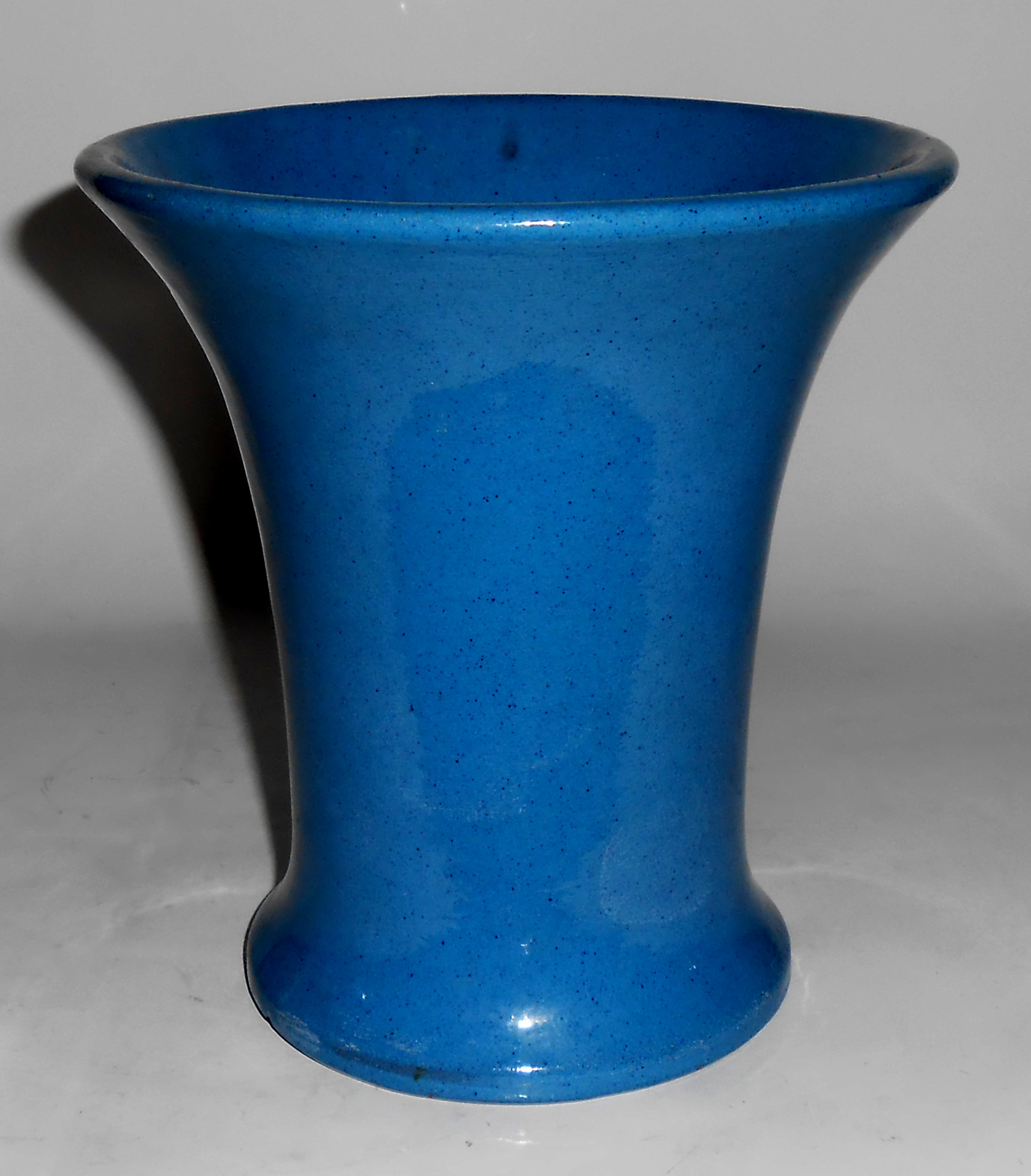 Peters And Reed Pottery 6.5" Blue Wilse #47 Vase
