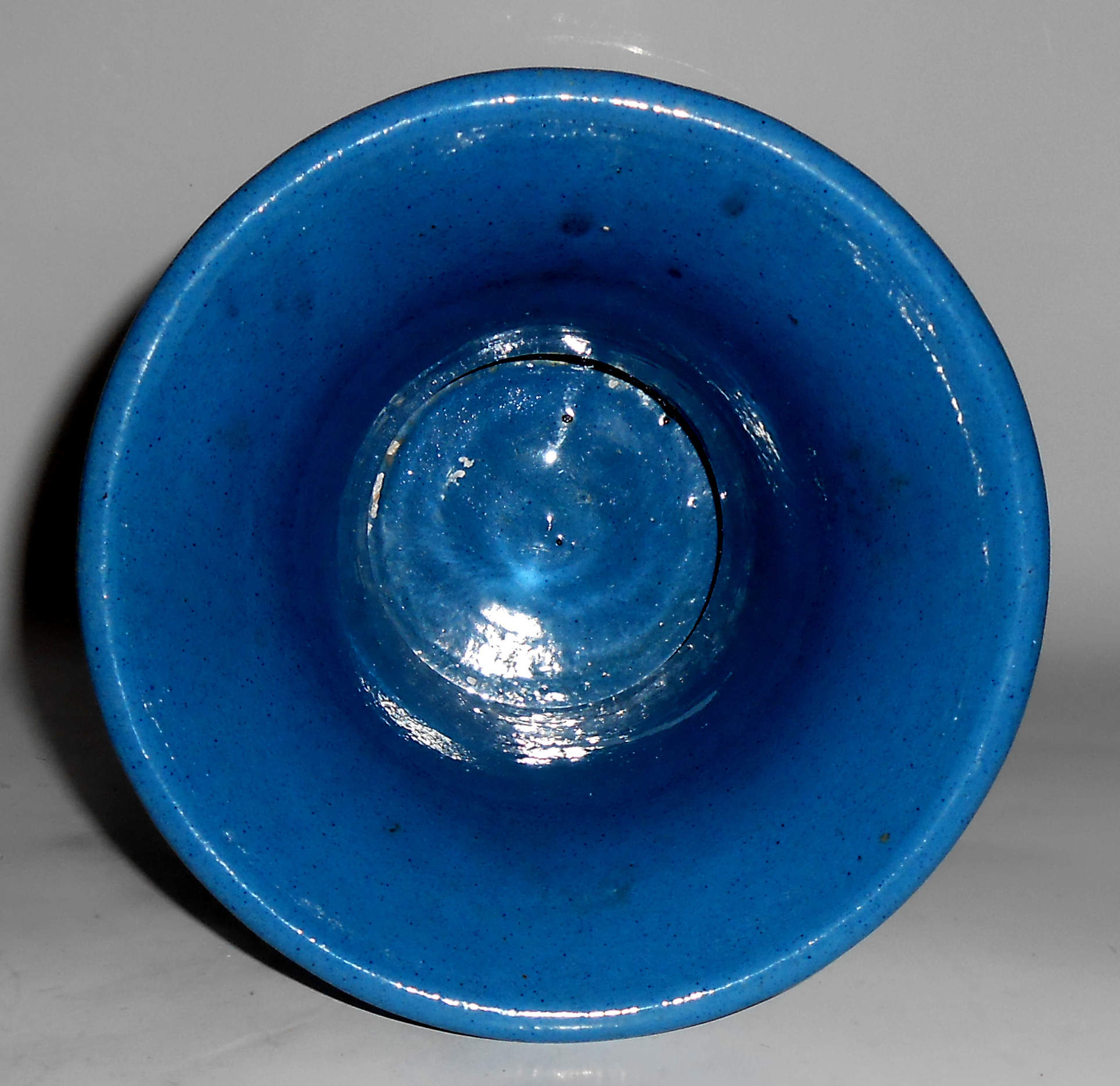 Peters And Reed Pottery 6.5" Blue Wilse #47 Vase