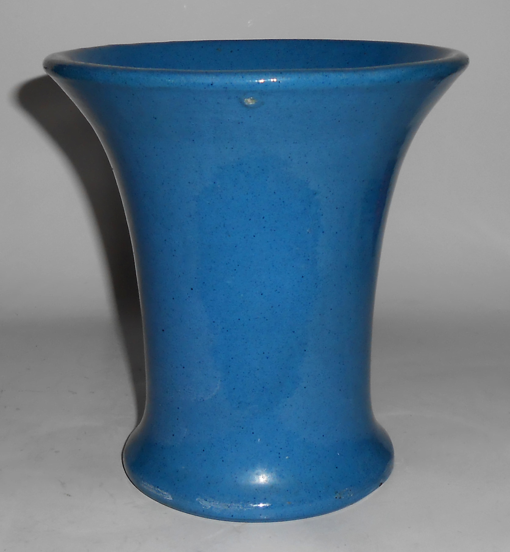 Peters And Reed Pottery 6.5" Blue Wilse #47 Vase