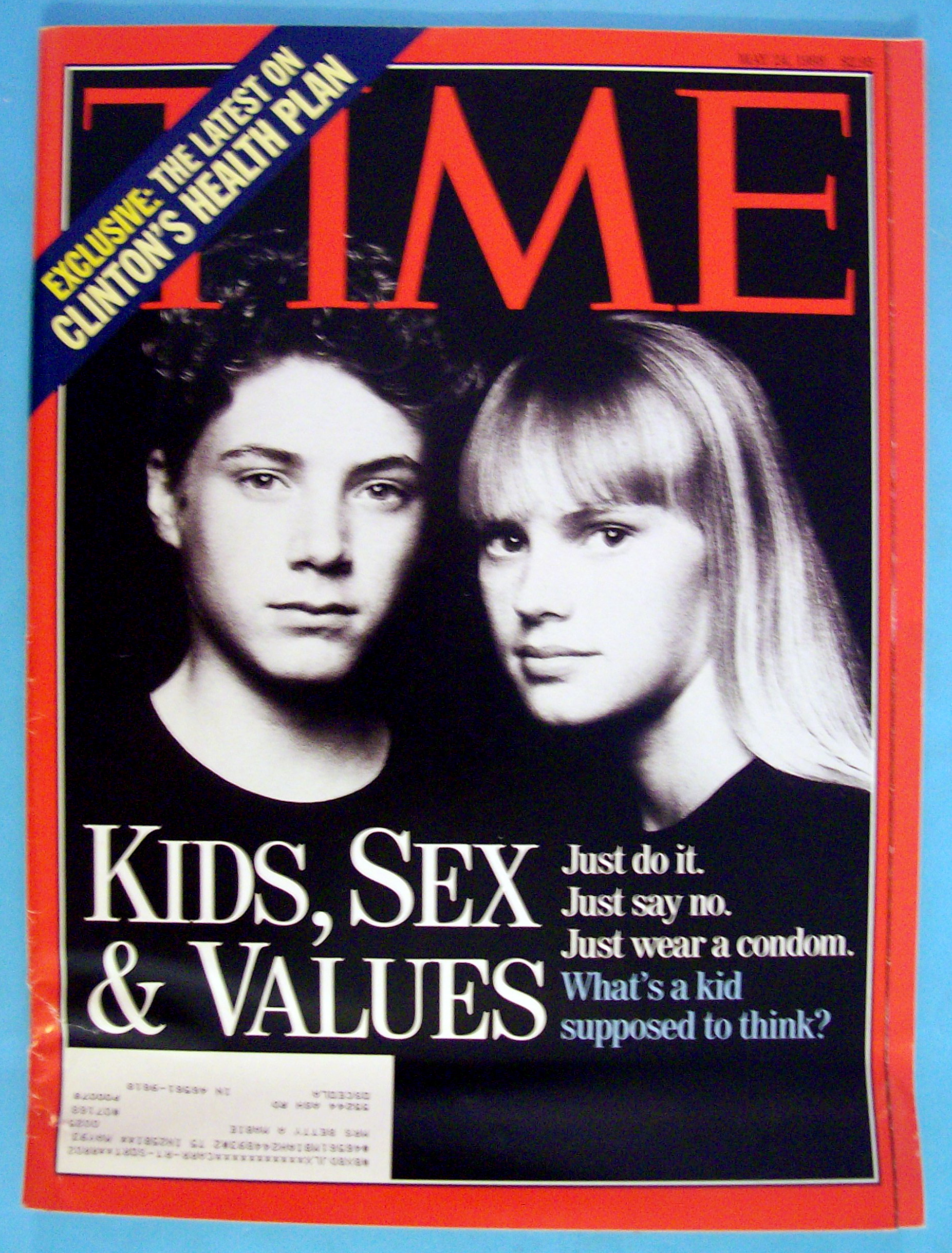 Time Magazine-May 24, 1993-Kids, Sex & Values