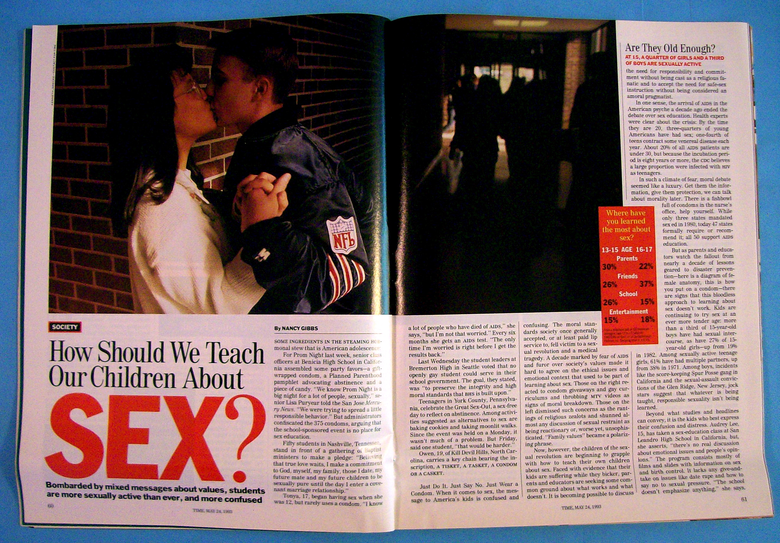 Time Magazine-May 24, 1993-Kids, Sex & Values