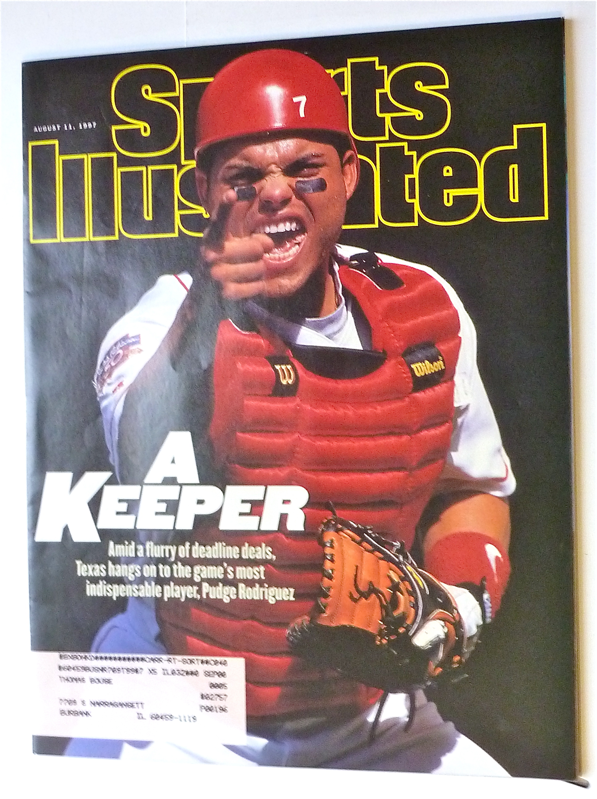 Sports Illustrated Magazine-Aug 11, 1997-P. Rodriguez