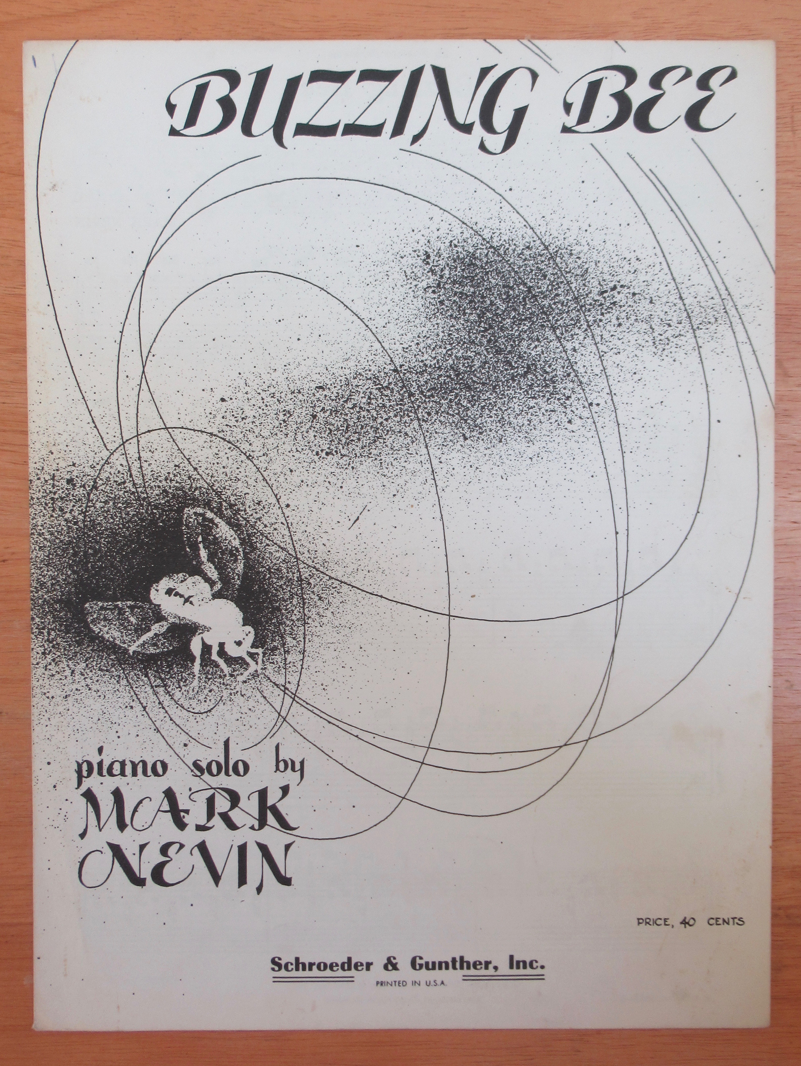 1944 Buzzing Bee Sheet Music