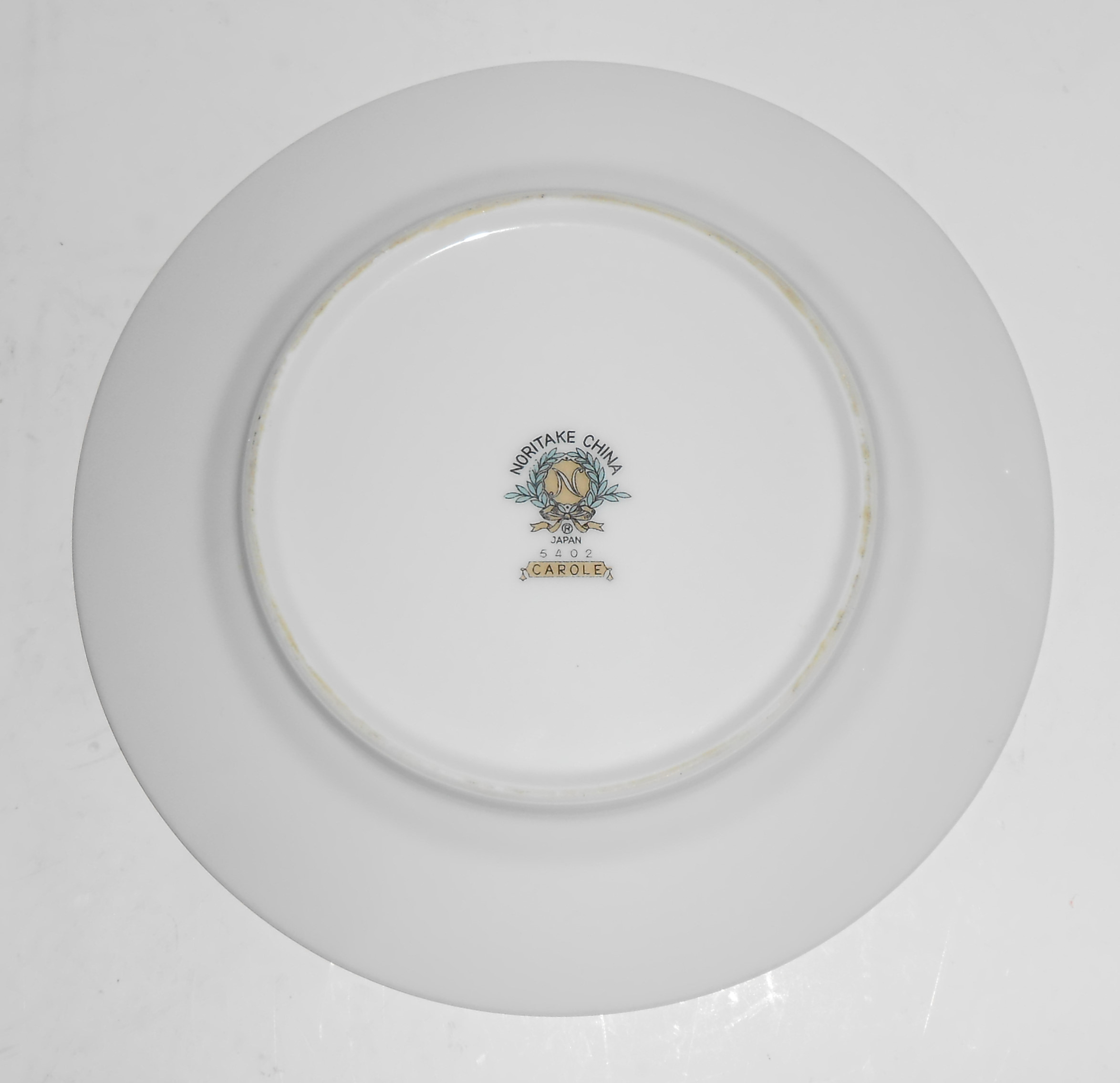 Noritake Porcelain China Carole W/Gold Bread Plate