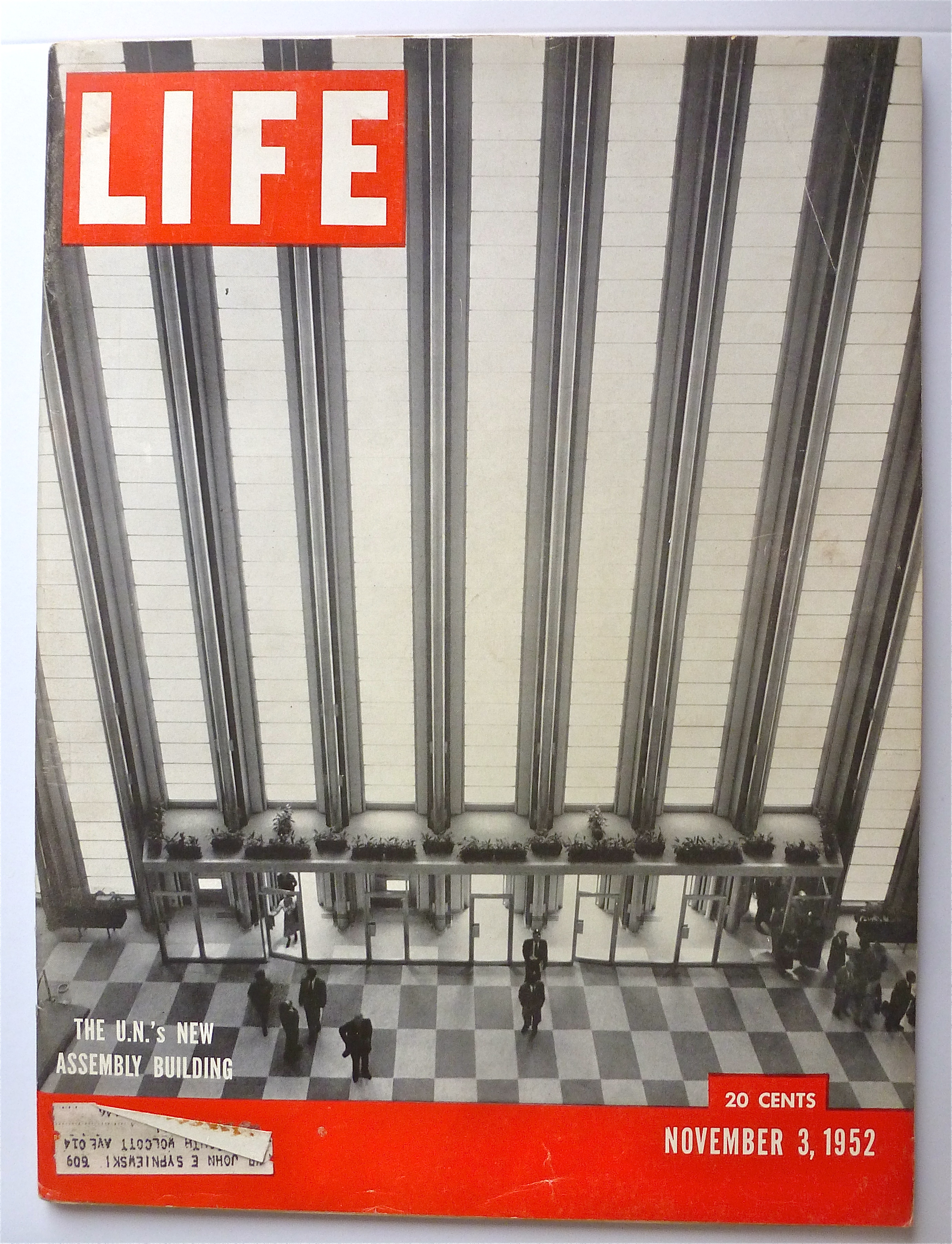 Life Magazine-November 3, 1952-U. N.'s New Building