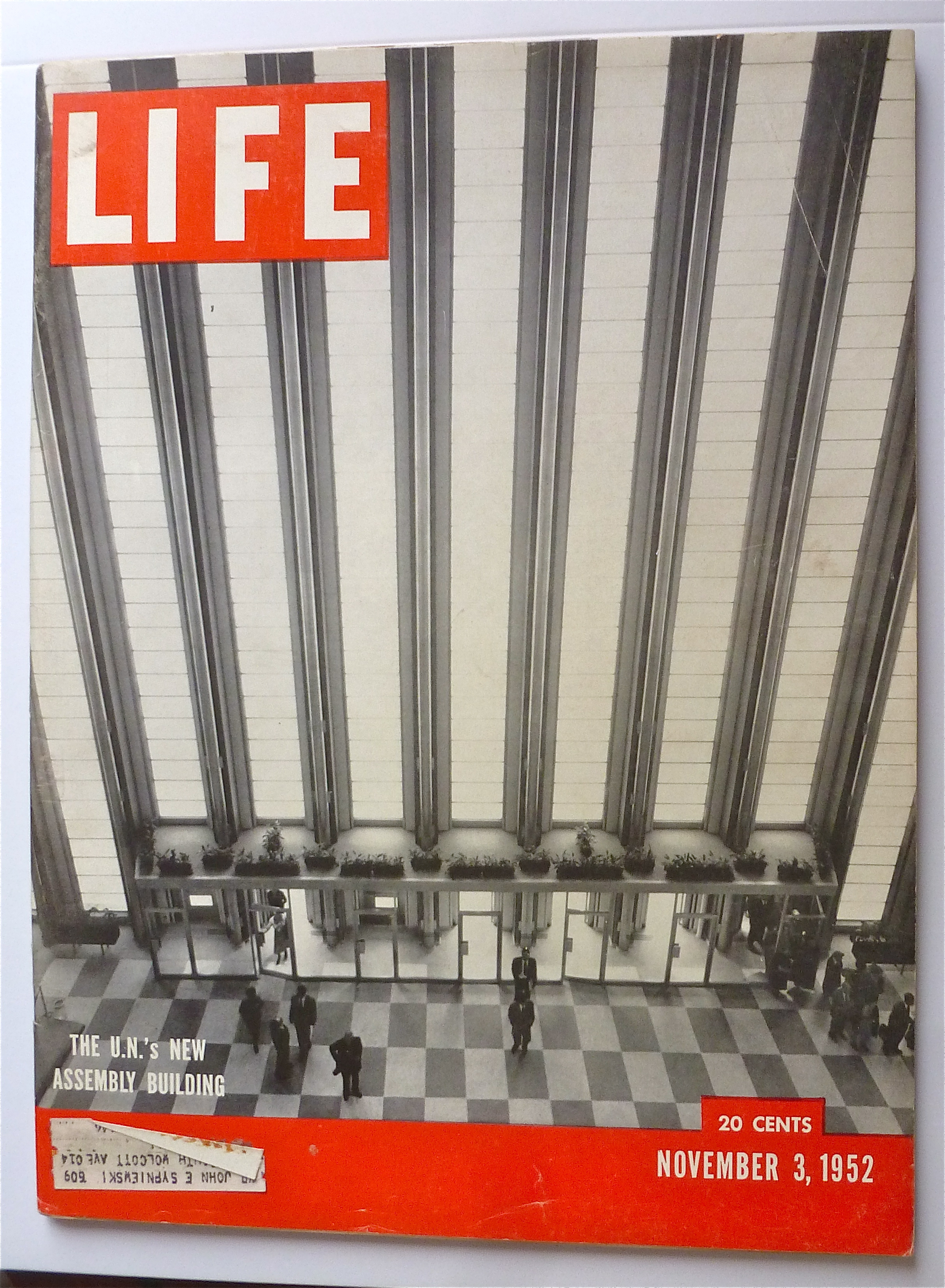 Life Magazine-November 3, 1952-U. N.'s New Building