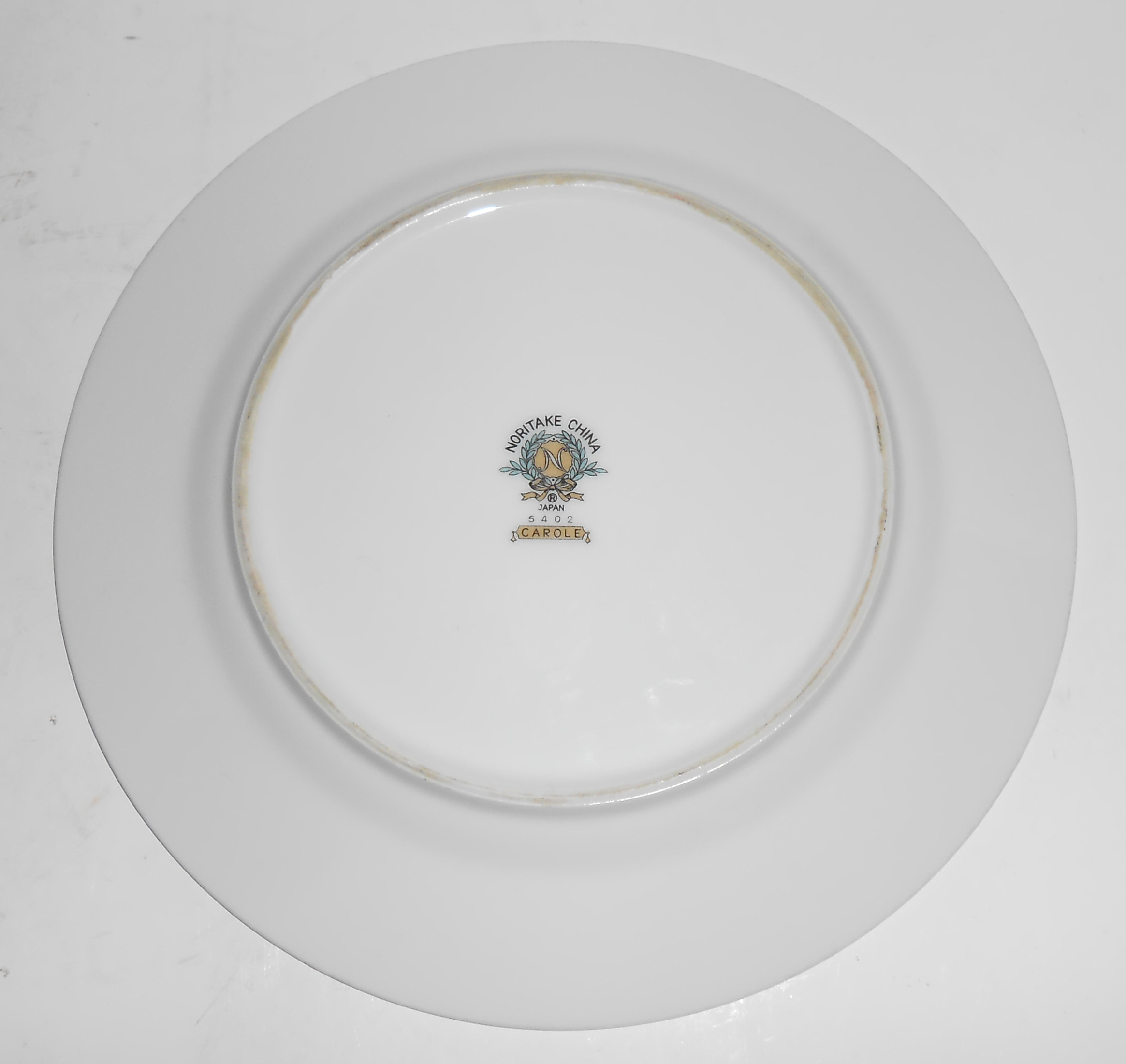 Noritake Porcelain China Carole W/Gold Salad Plate