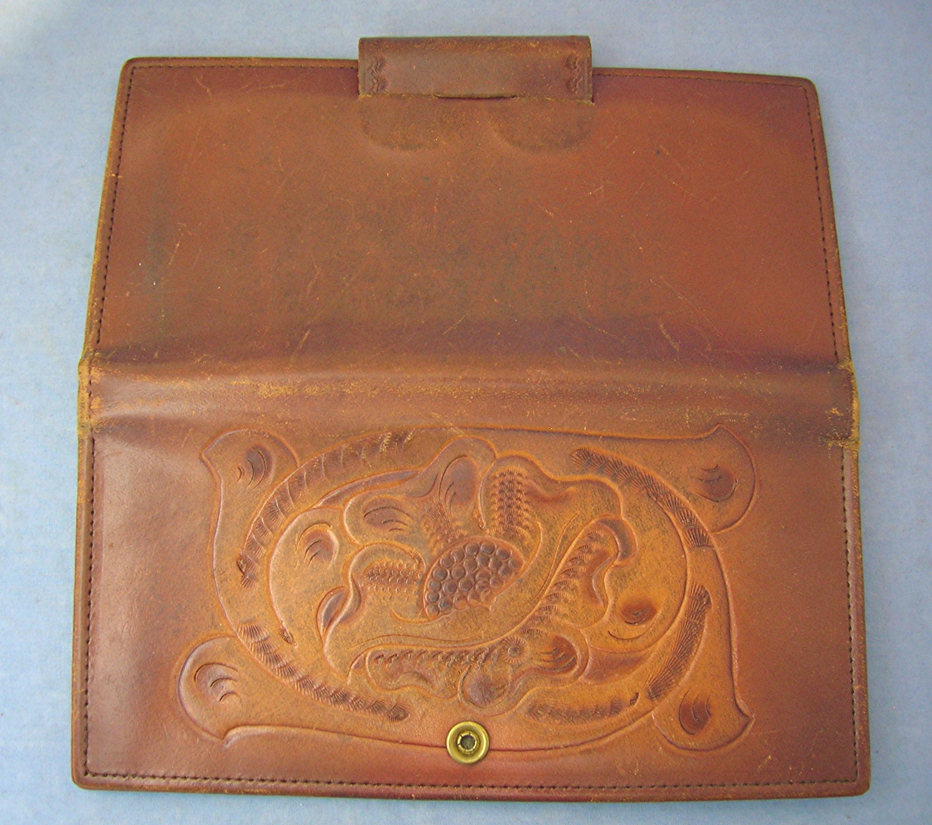 Wallet  Tooled Leather Wallet Clifton's
