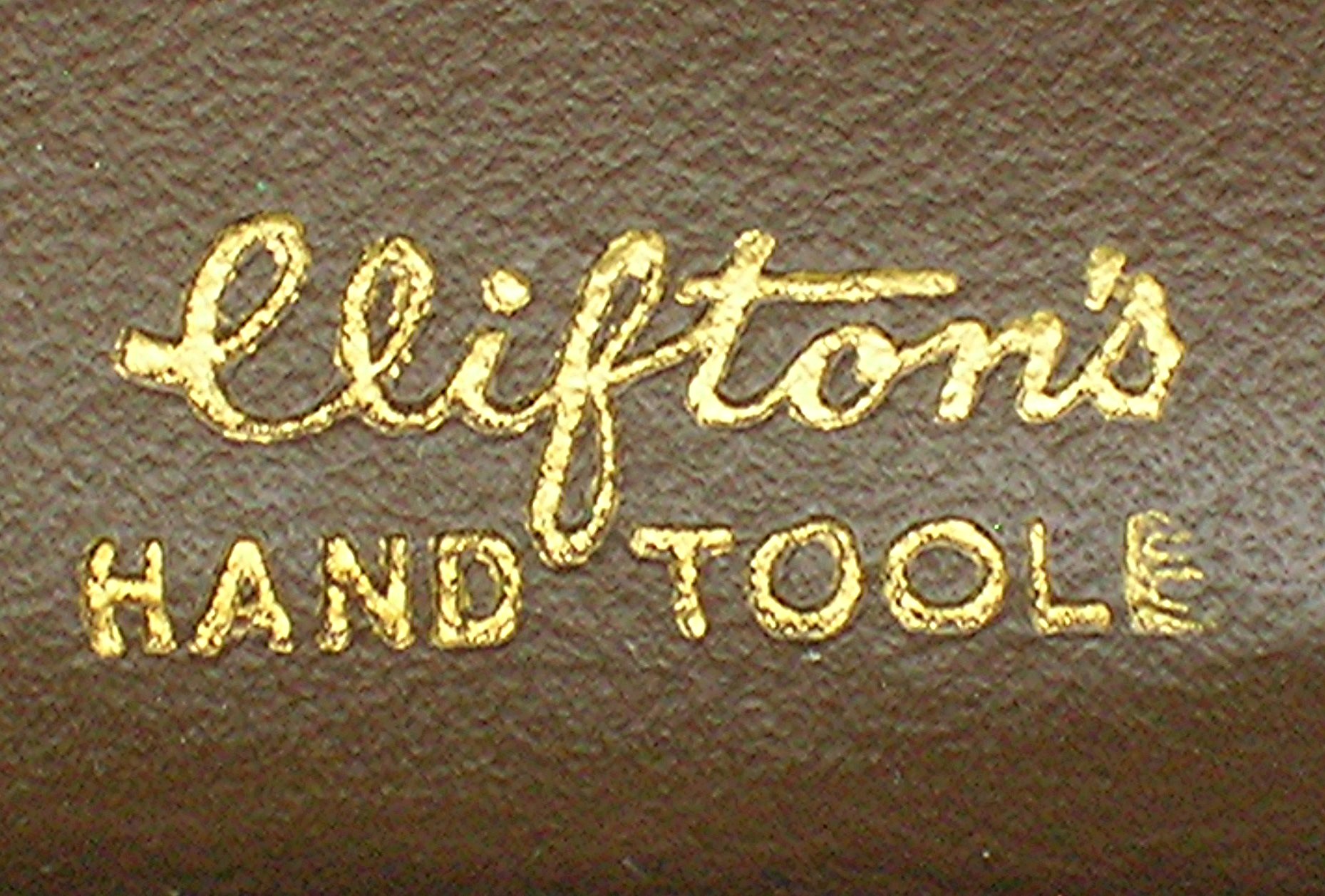 Wallet  Tooled Leather Wallet Clifton's