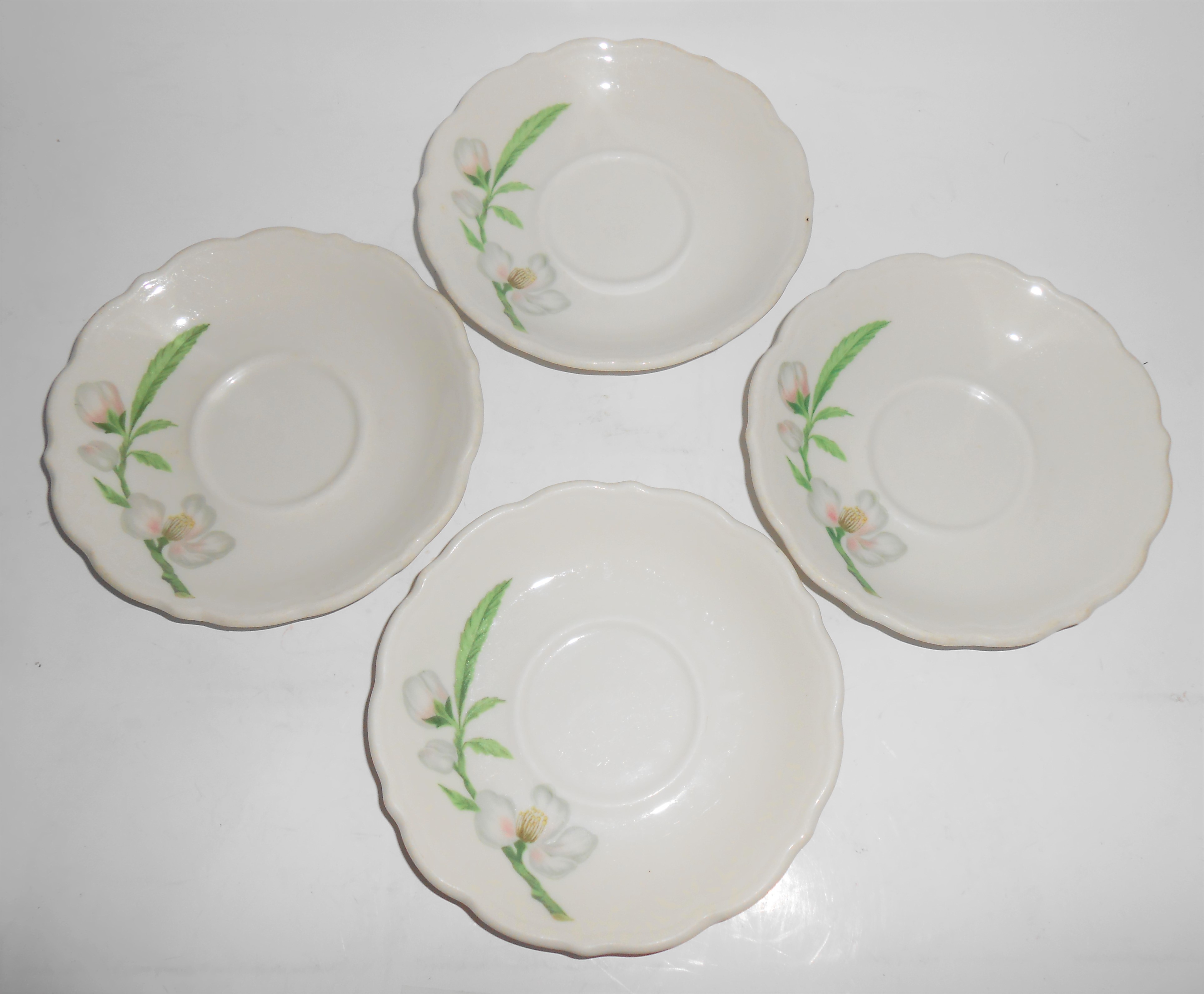Syracuse China Park Lane Restaurant Set/4 Saucers