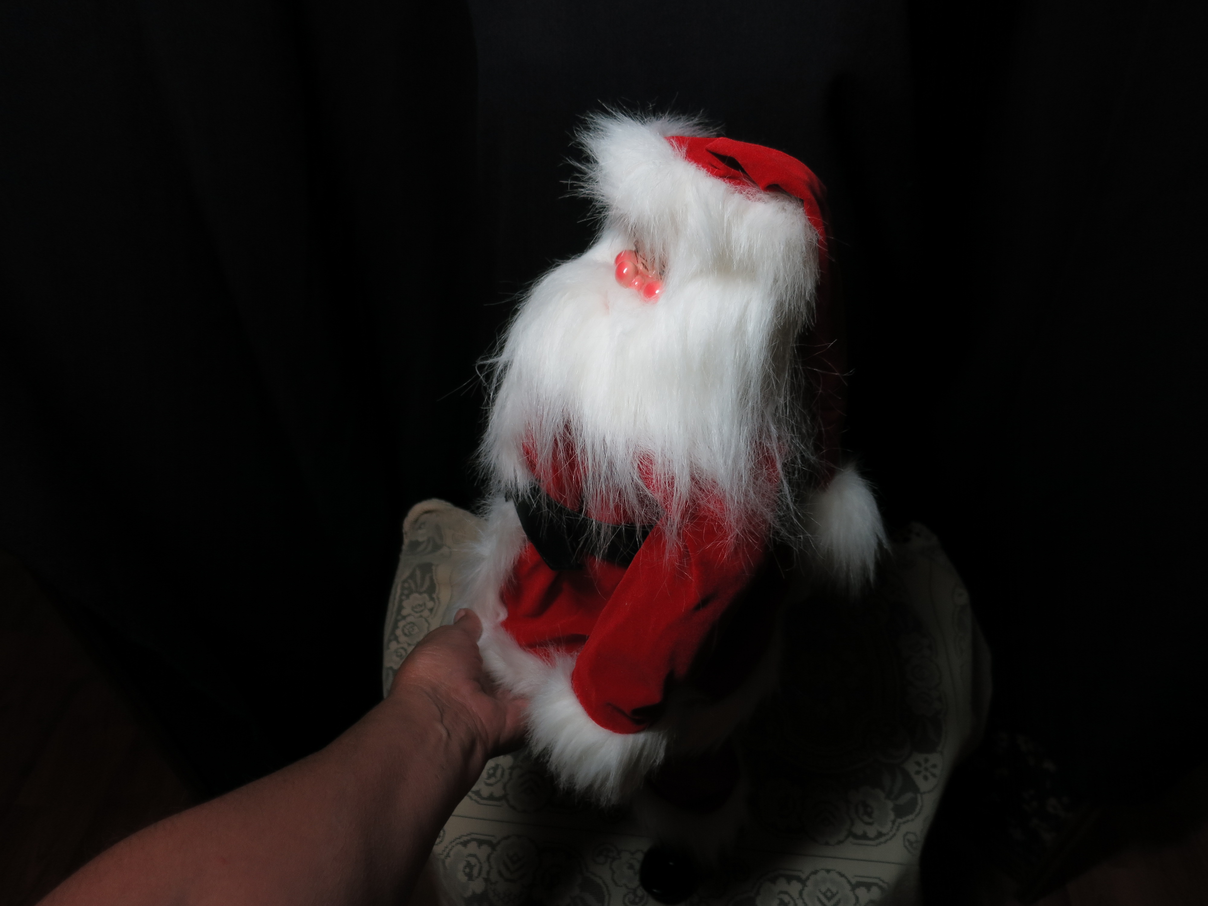 Brinns Wind up Musical Santa Claus 1986 21 inch Doll