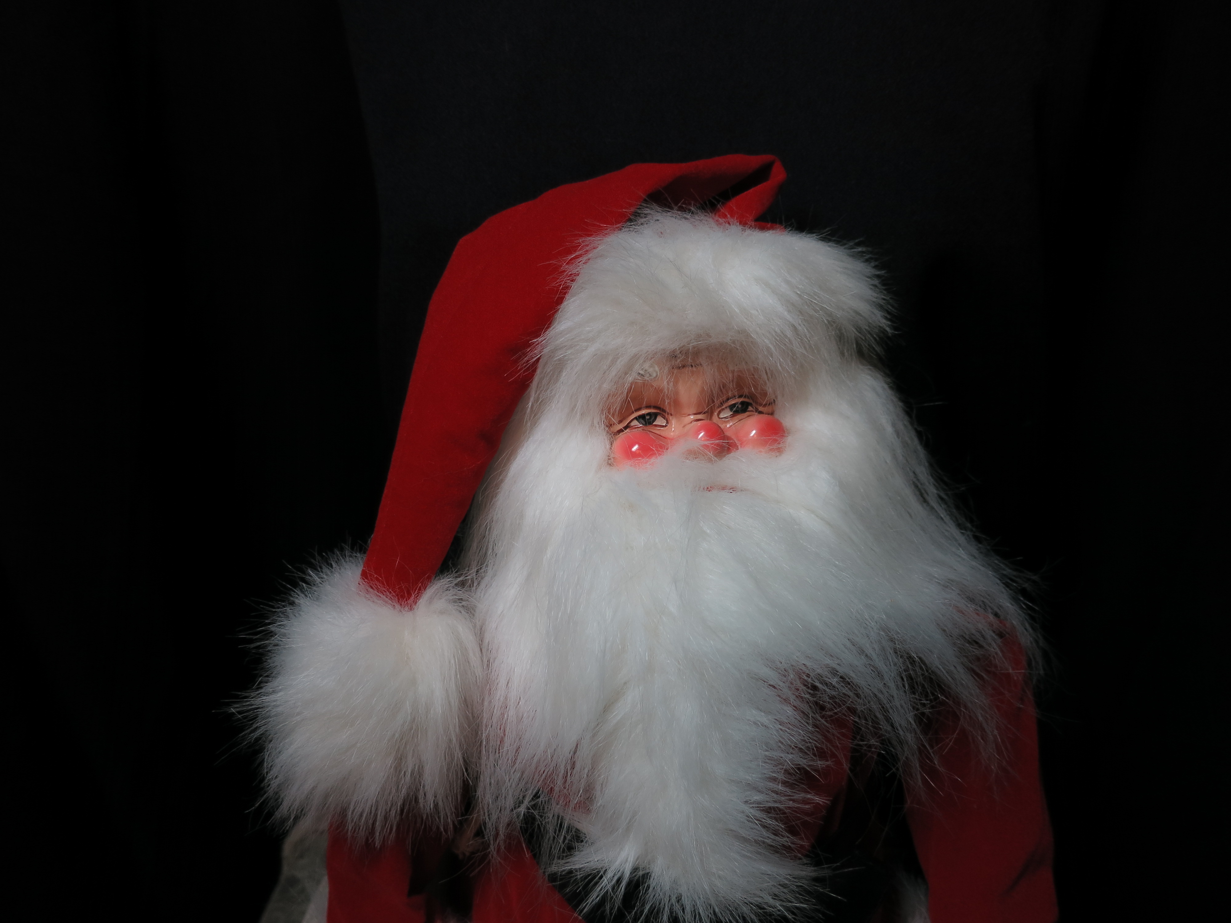 Brinns Wind up Musical Santa Claus 1986 21 inch Doll
