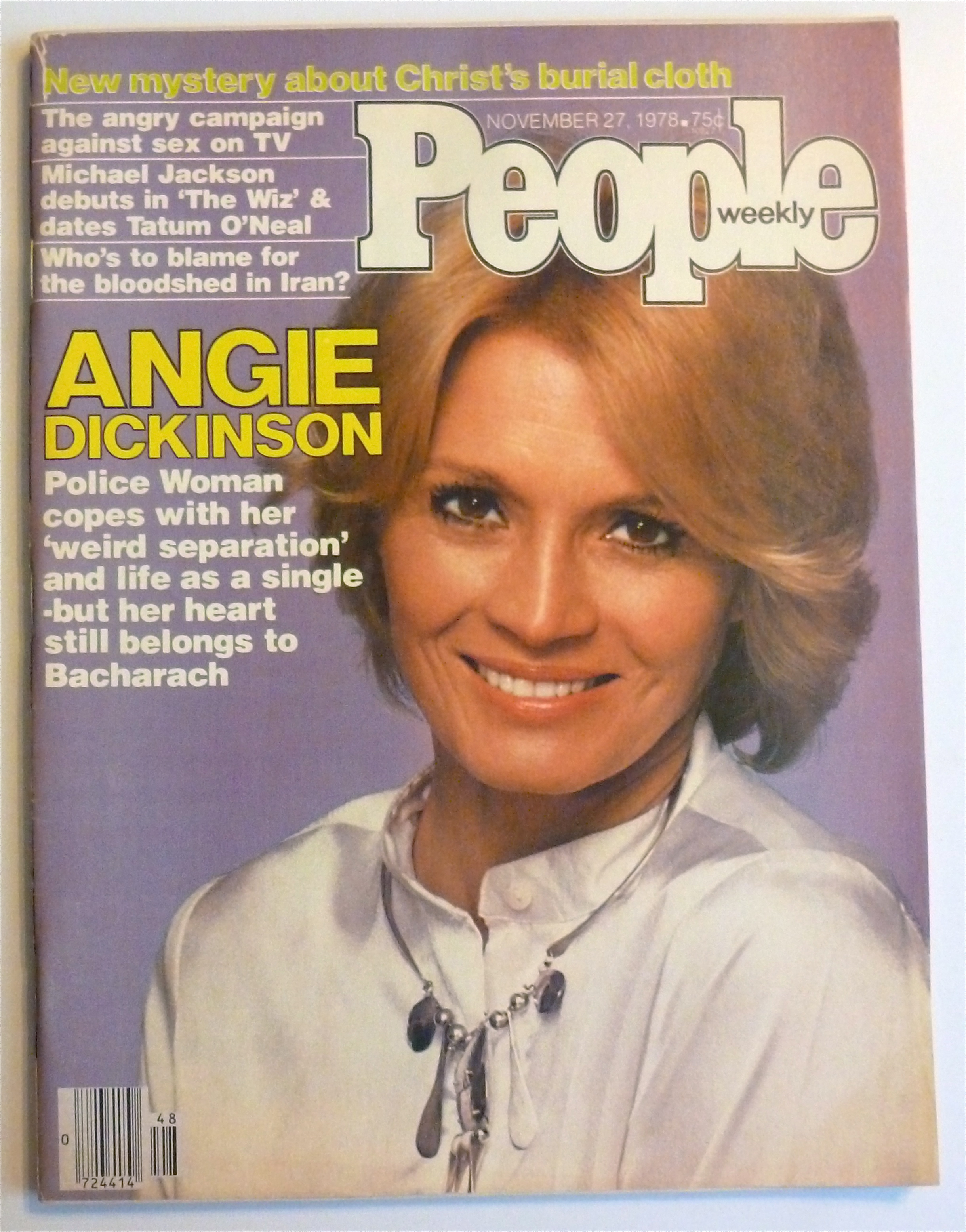 People Magazine November 27, 1978 Angie Dickinson
