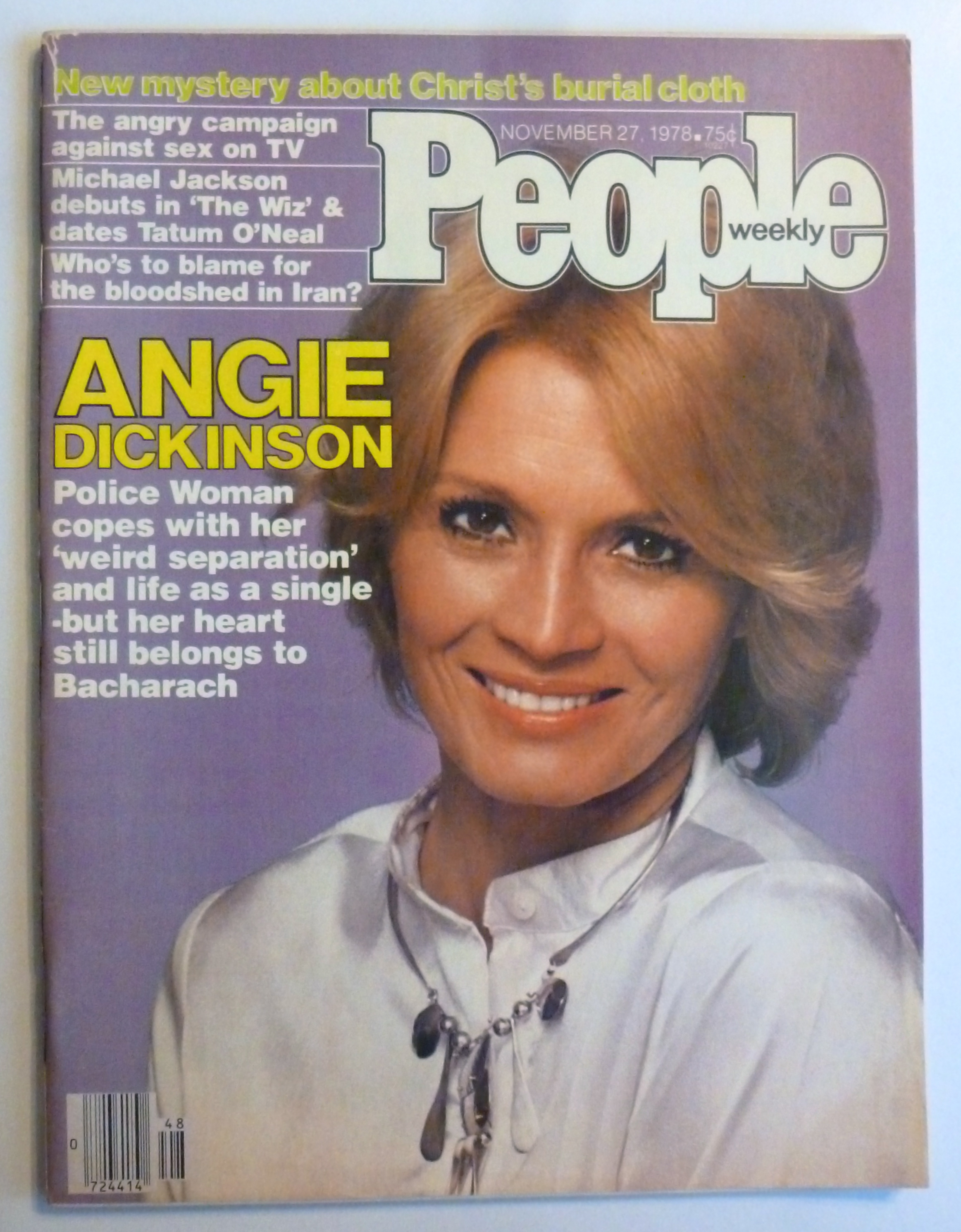 People Magazine November 27, 1978 Angie Dickinson