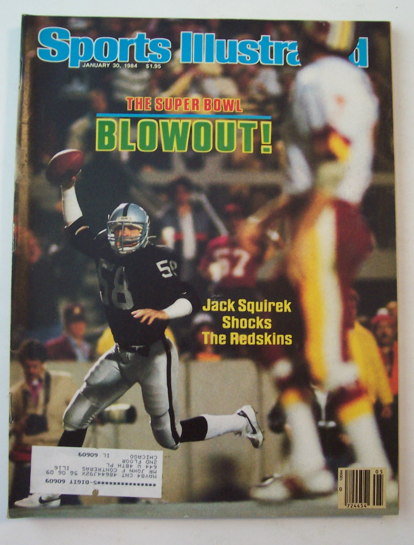 Sports Illustrated Magazine -Jan 30, 1984- Jack Squirek