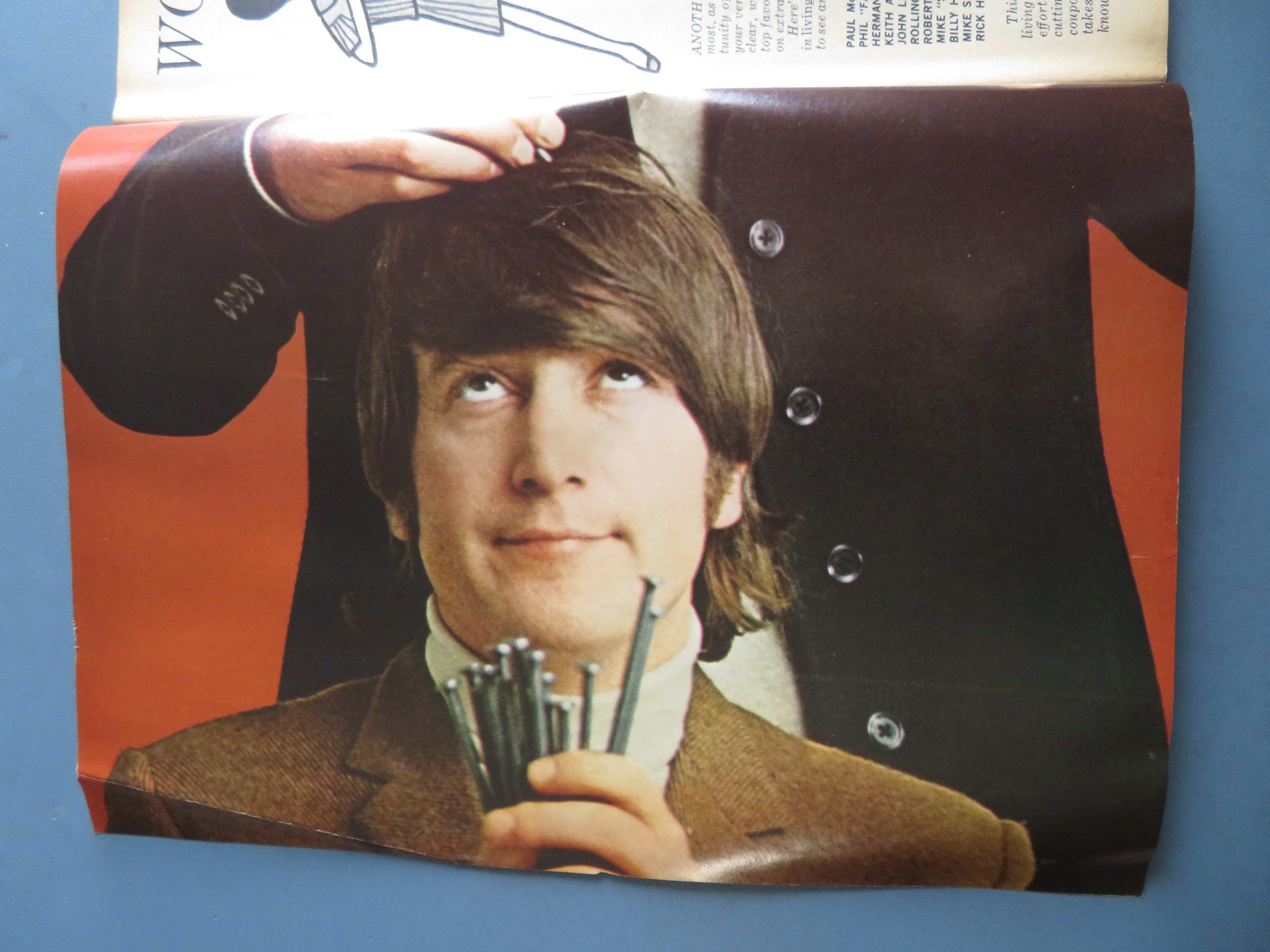 16 Magazine January 1967 Beatles, Monkees & Raiders