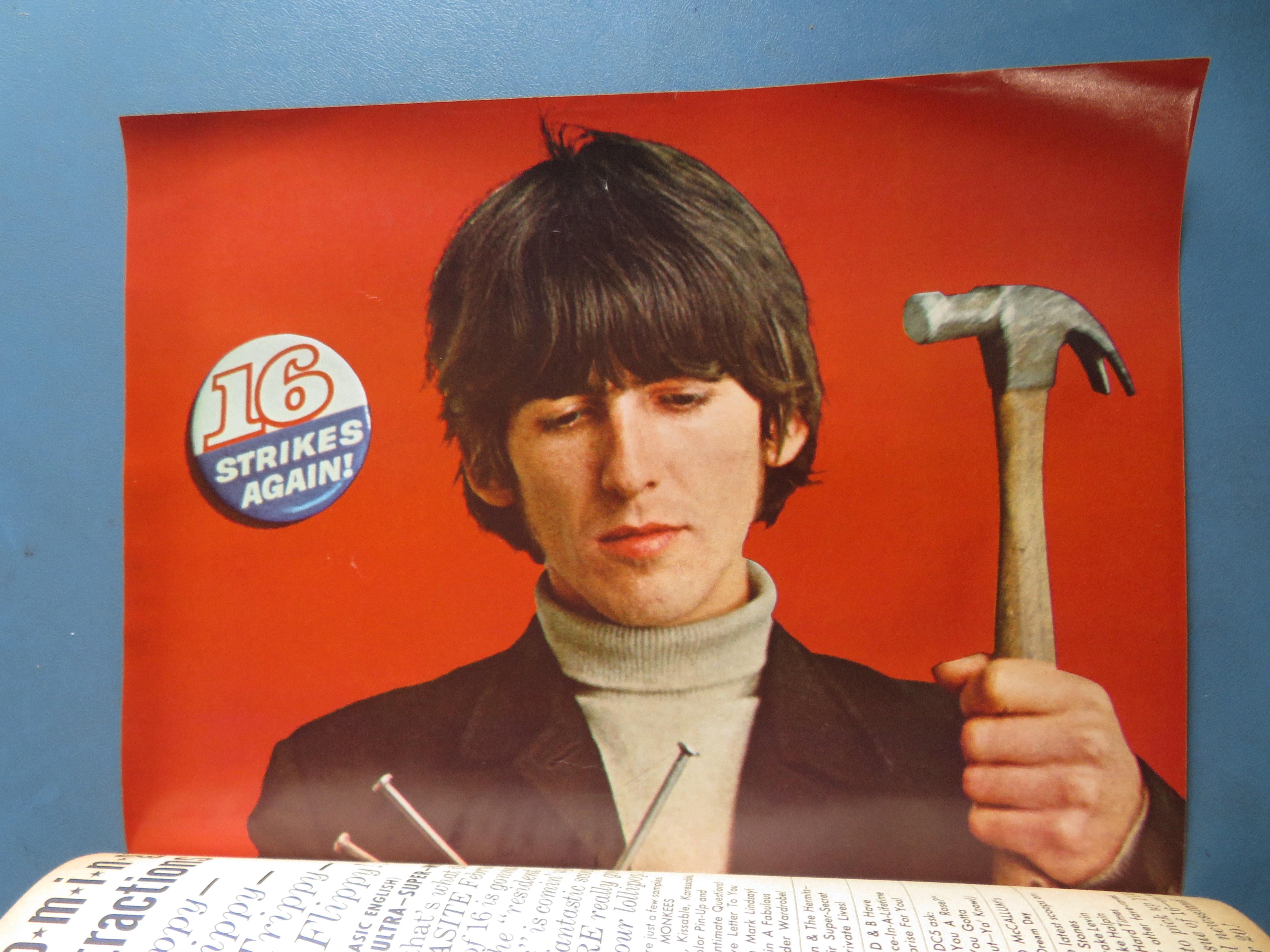 16 Magazine January 1967 Beatles, Monkees & Raiders