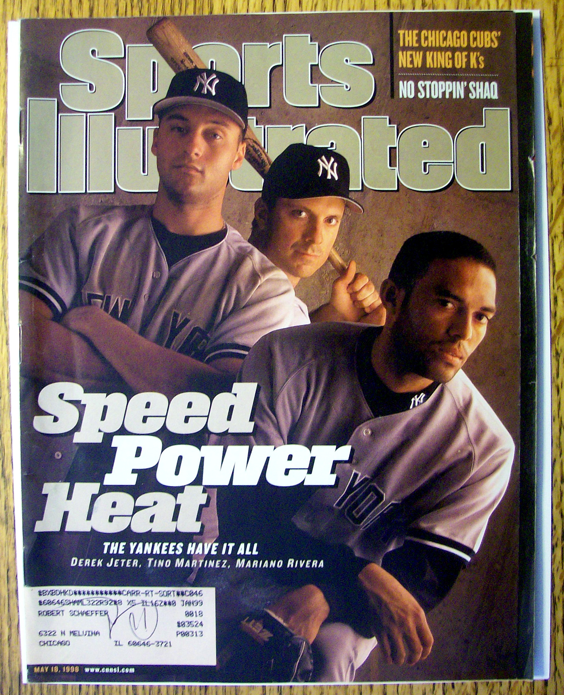 Sports Illustrated Magazine-May 18, 1998-Jeter/Yankees