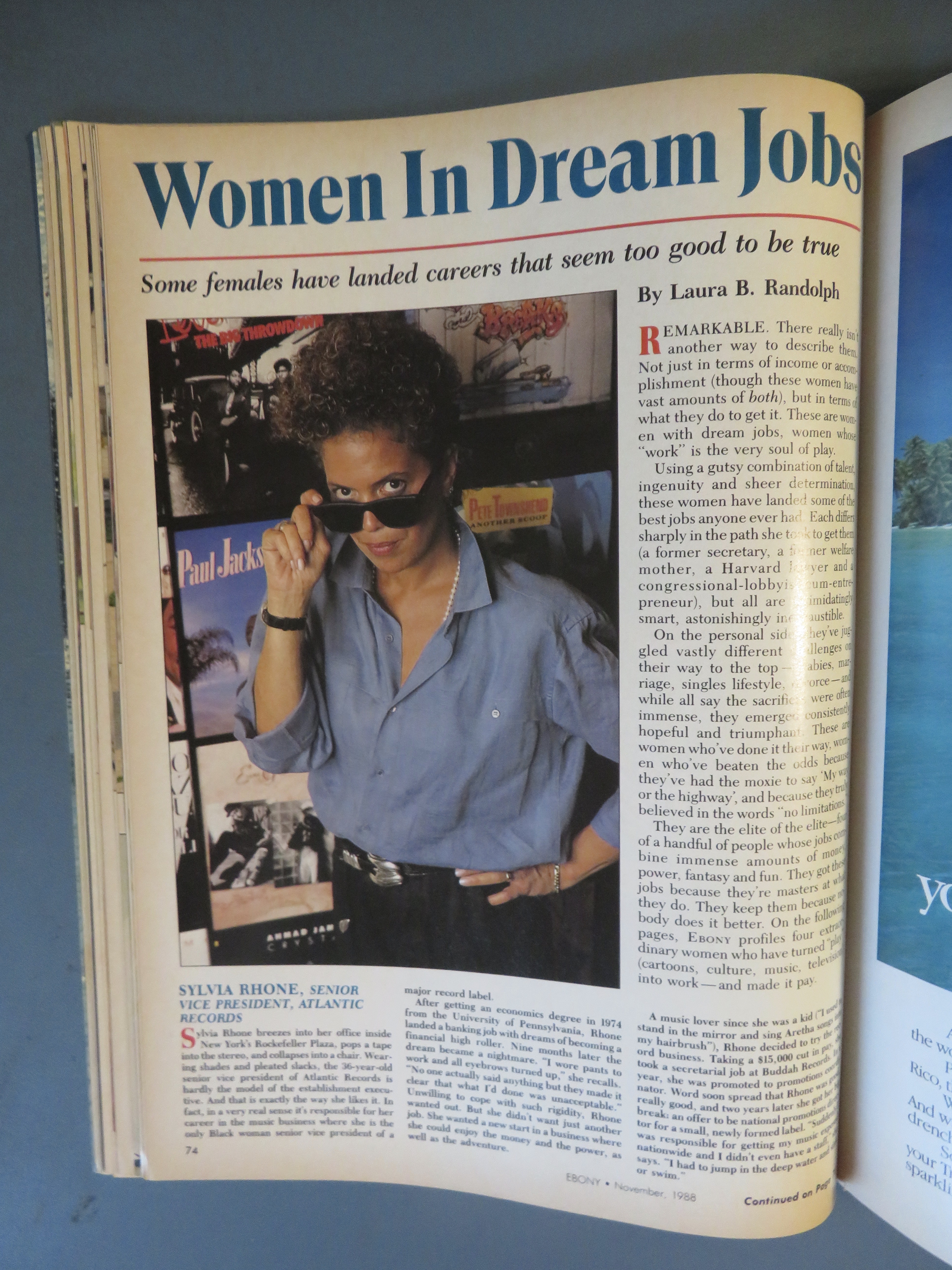 Ebony Magazine November 1988 Hollywood's Hunks