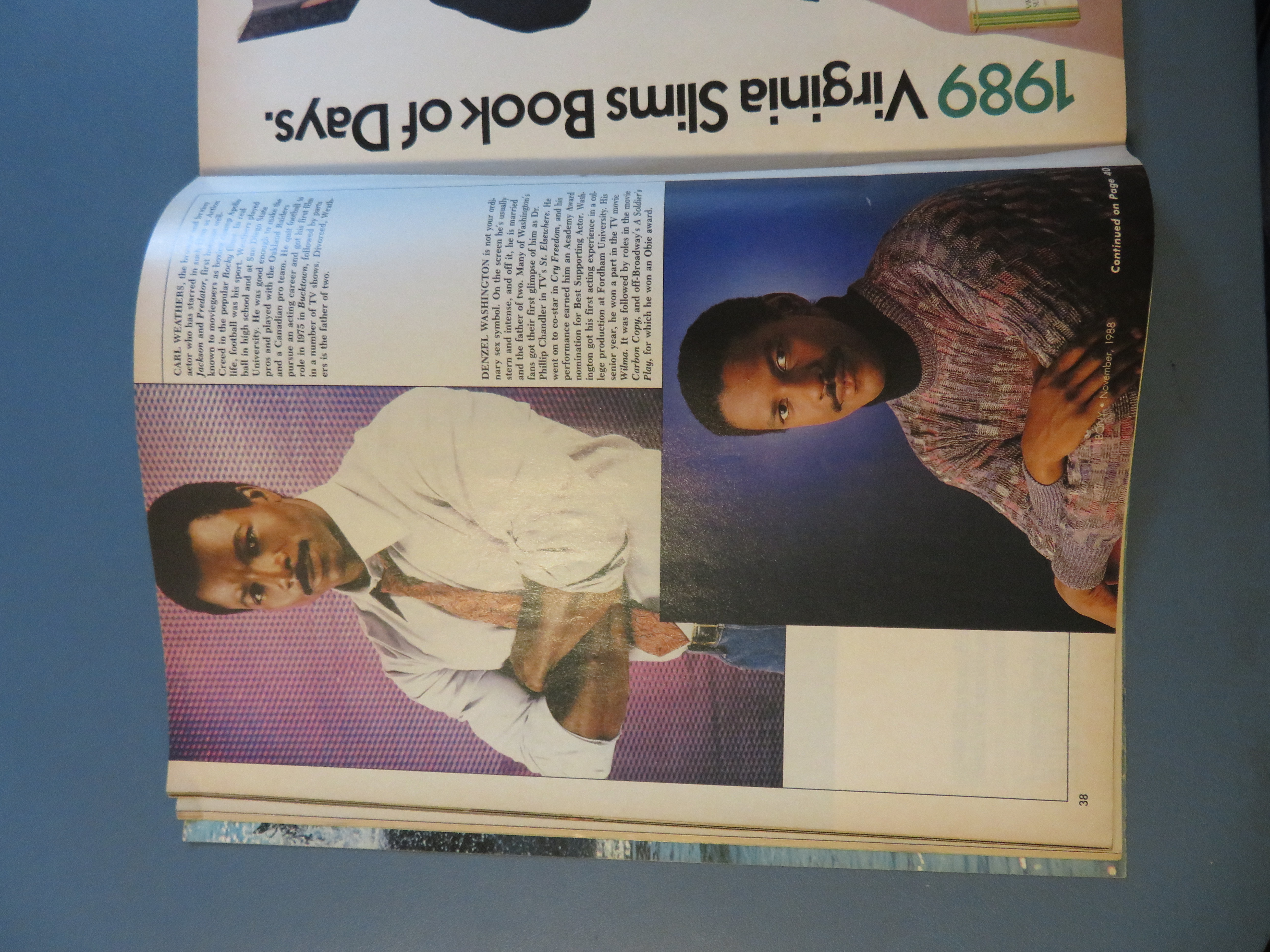 Ebony Magazine November 1988 Hollywood's Hunks