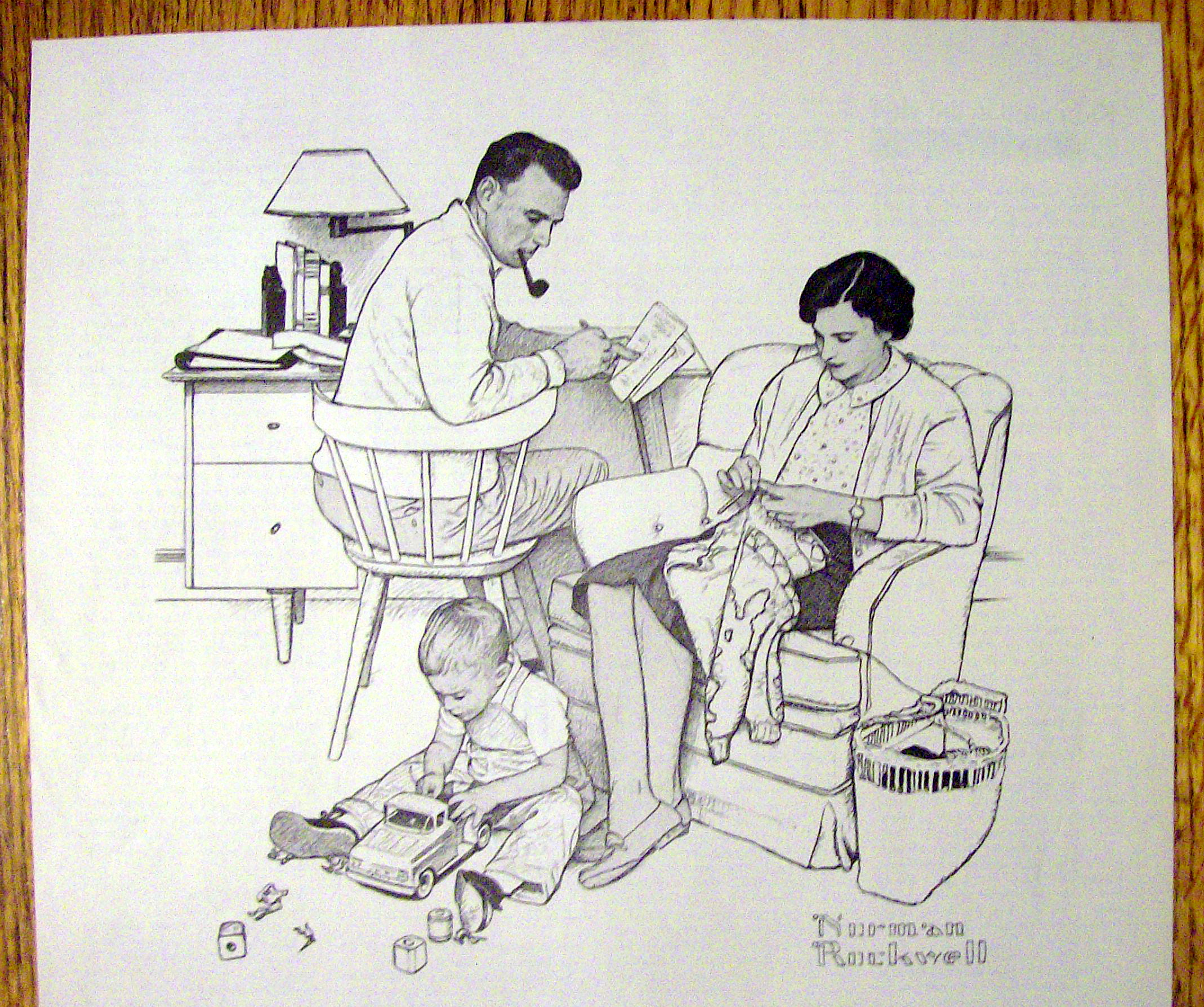 Norman Rockwell 1962 Massachusetts Mutual Life Ins