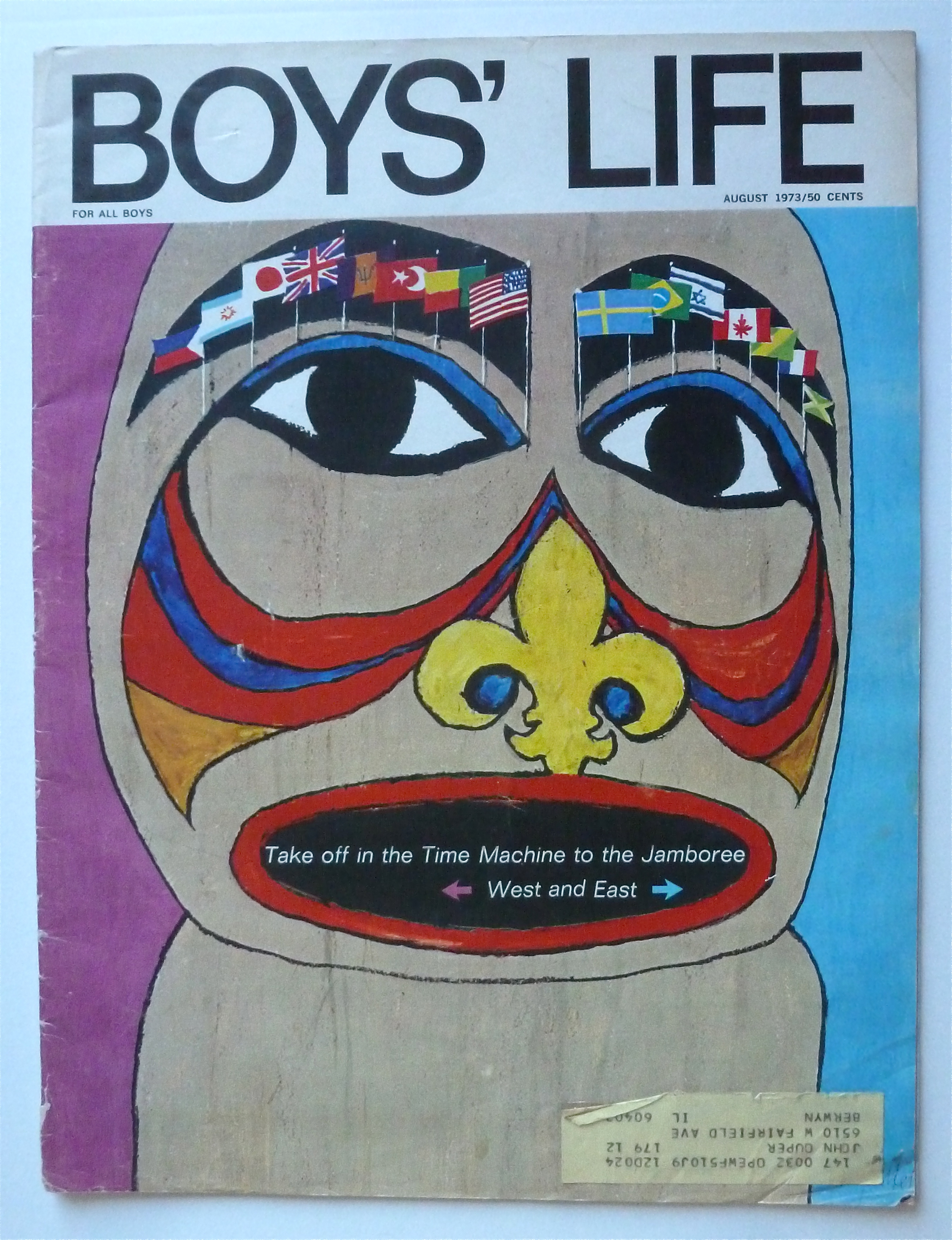 Boys Life Magazine August 1973 The Time Machine
